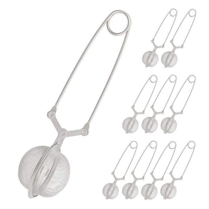 Pinces à thé, lot de 10