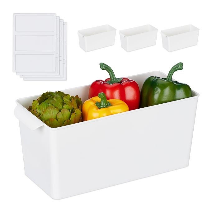 Caja de almacenamiento rectangular en juego de 4
