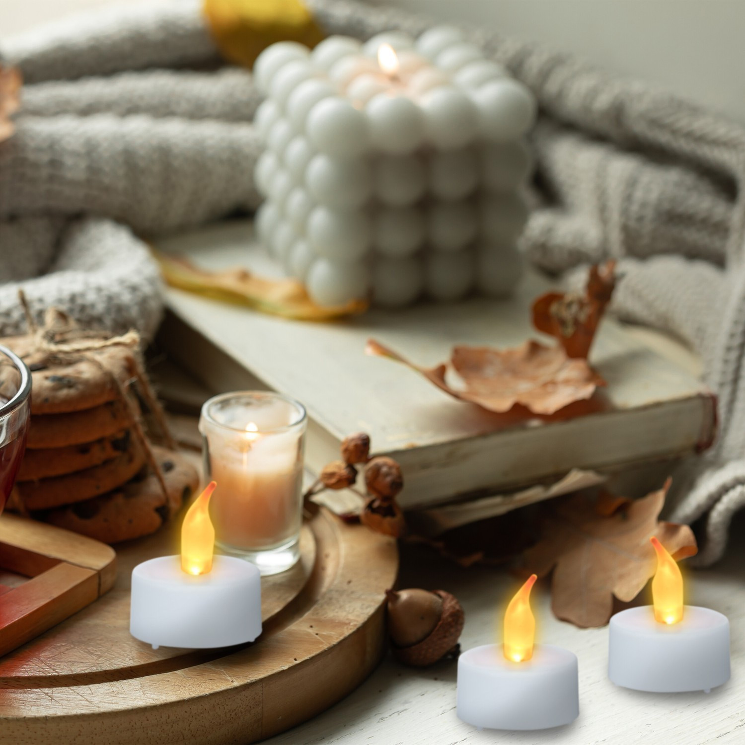 Conjunto de 50 velas LED