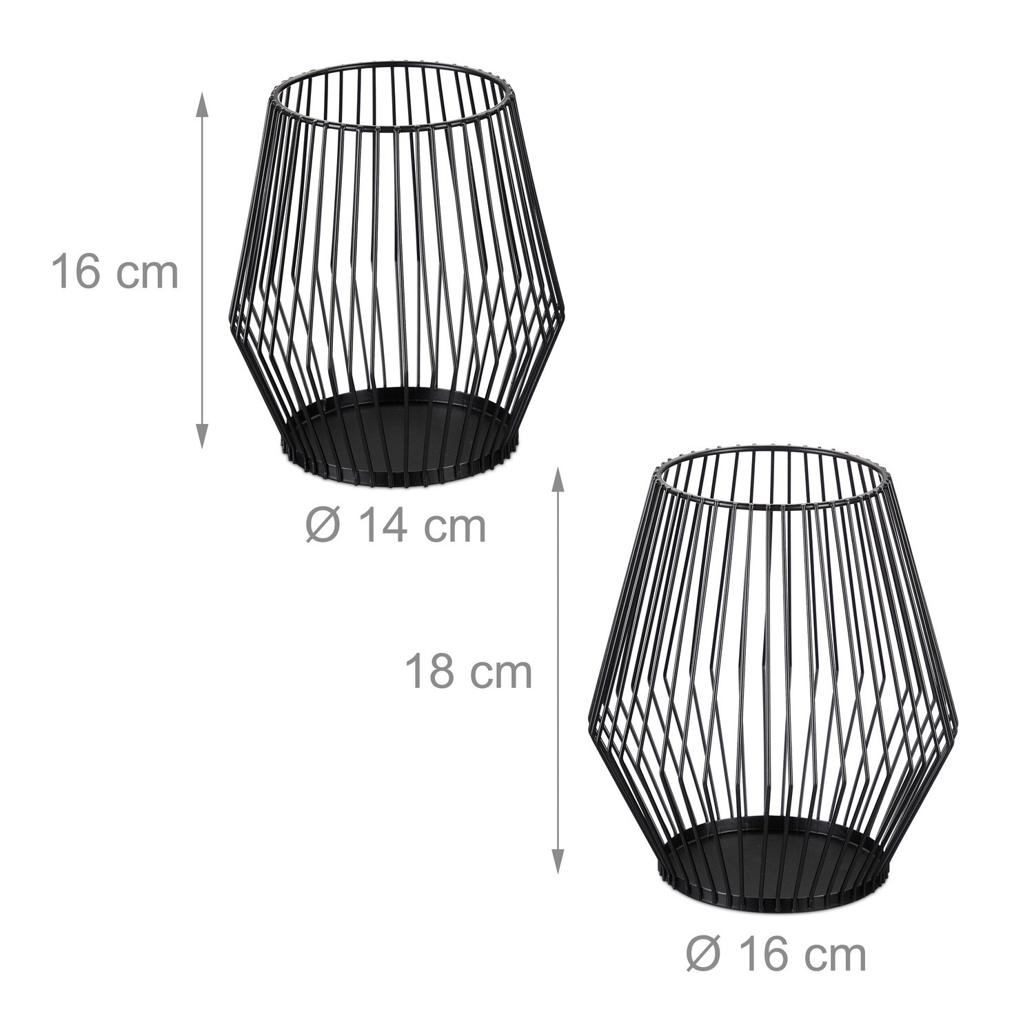 Candelieri decorativi, 2 pezzi