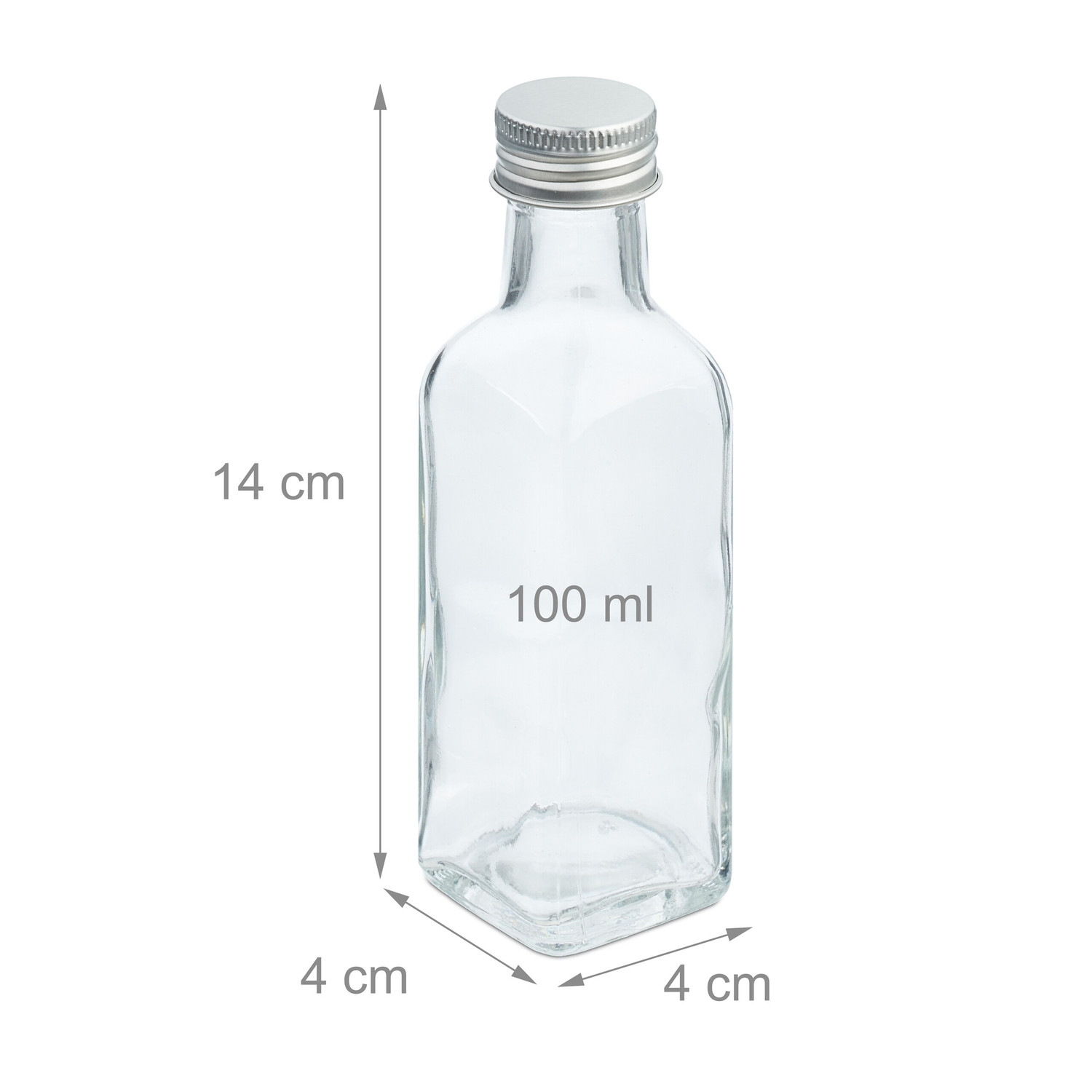 Petits flacons en lots de 100 ml