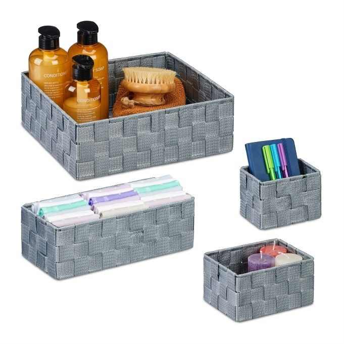 Opbergmandset van 4