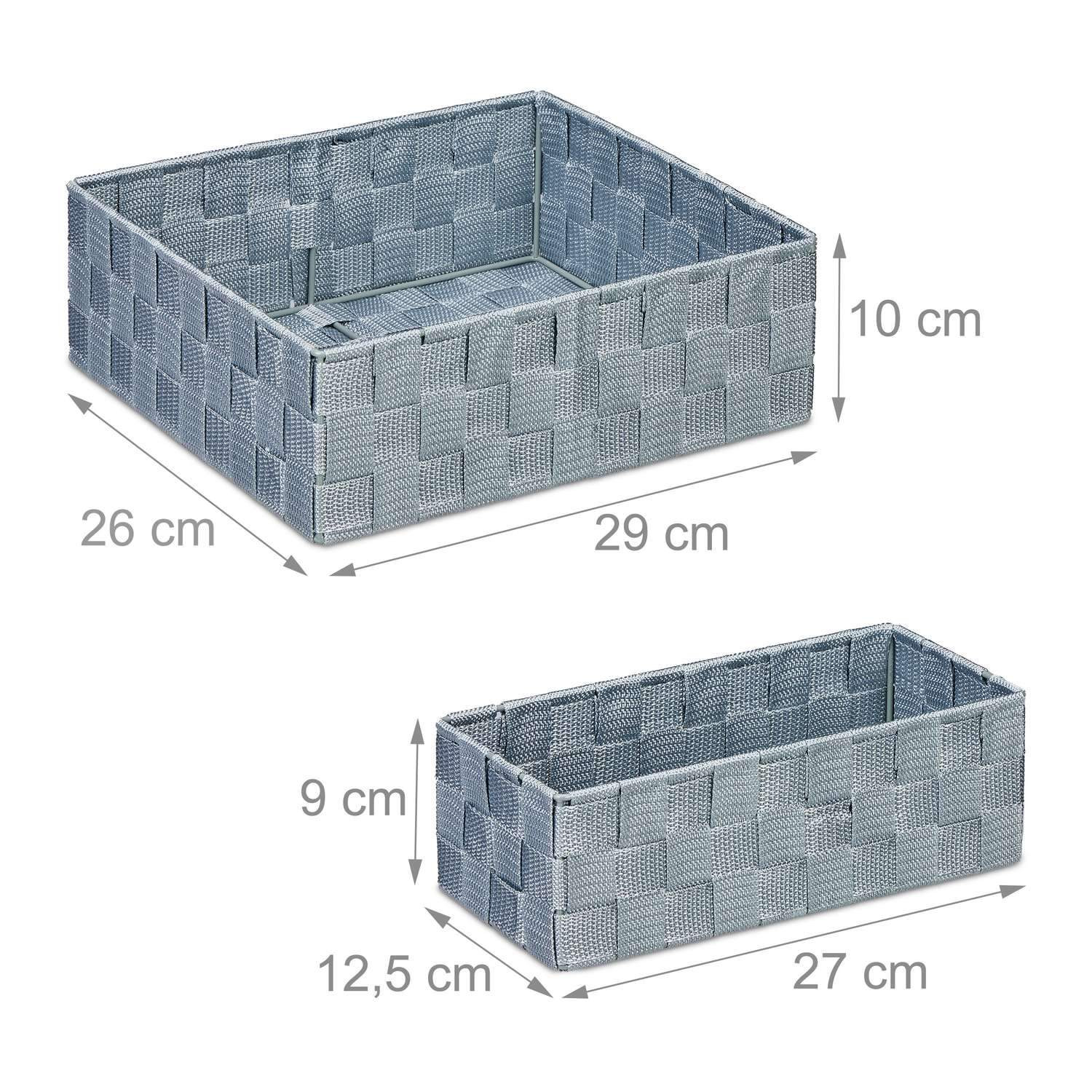 Ensemble de 4 paniers de rangement