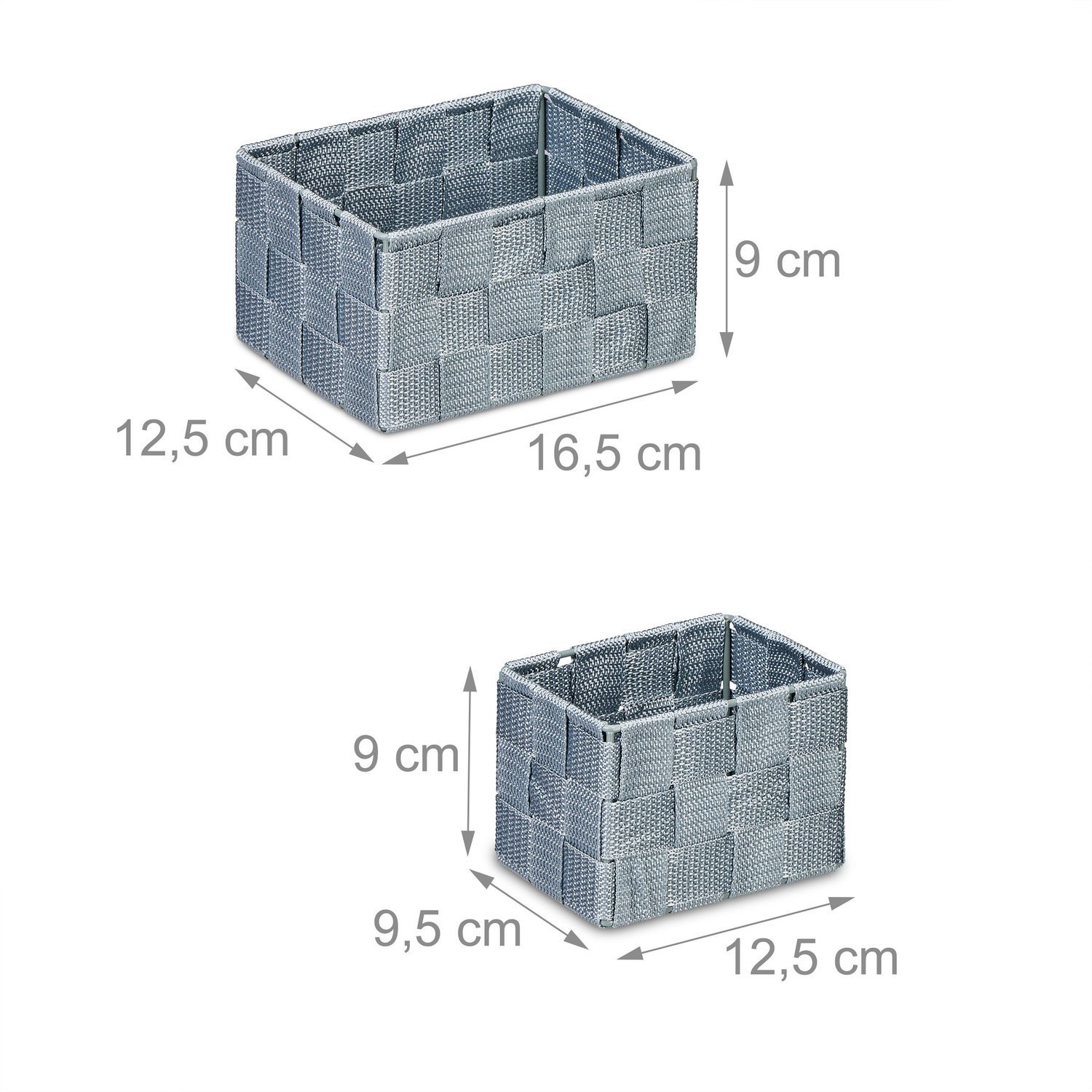 Ensemble de 4 paniers de rangement