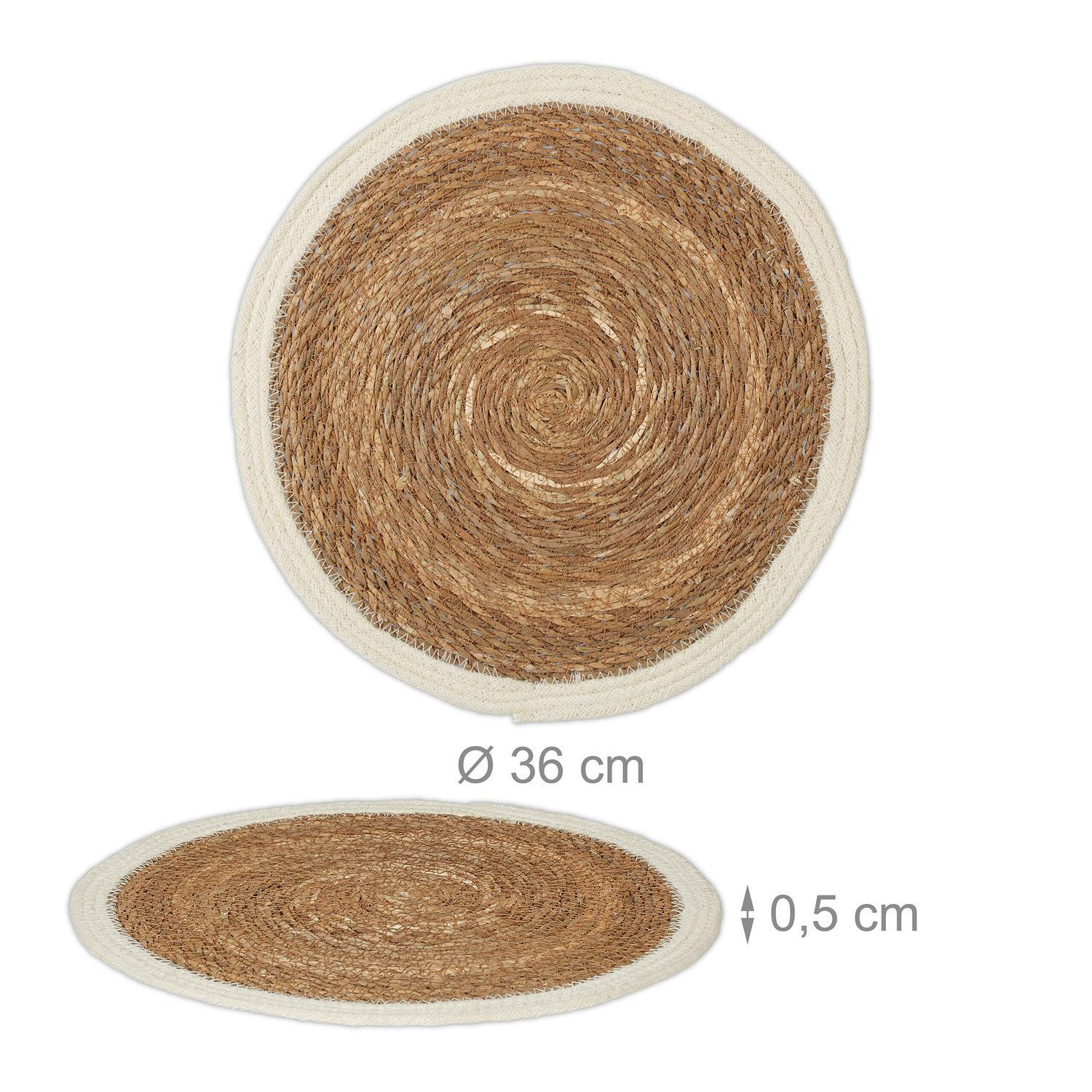 Sets de table tissés 4 pièces