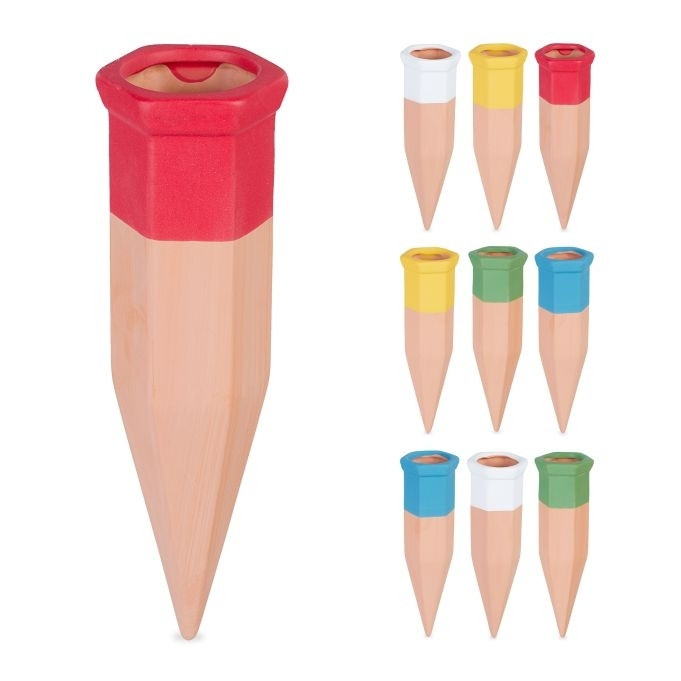 Conjunto de 10 cones de argila