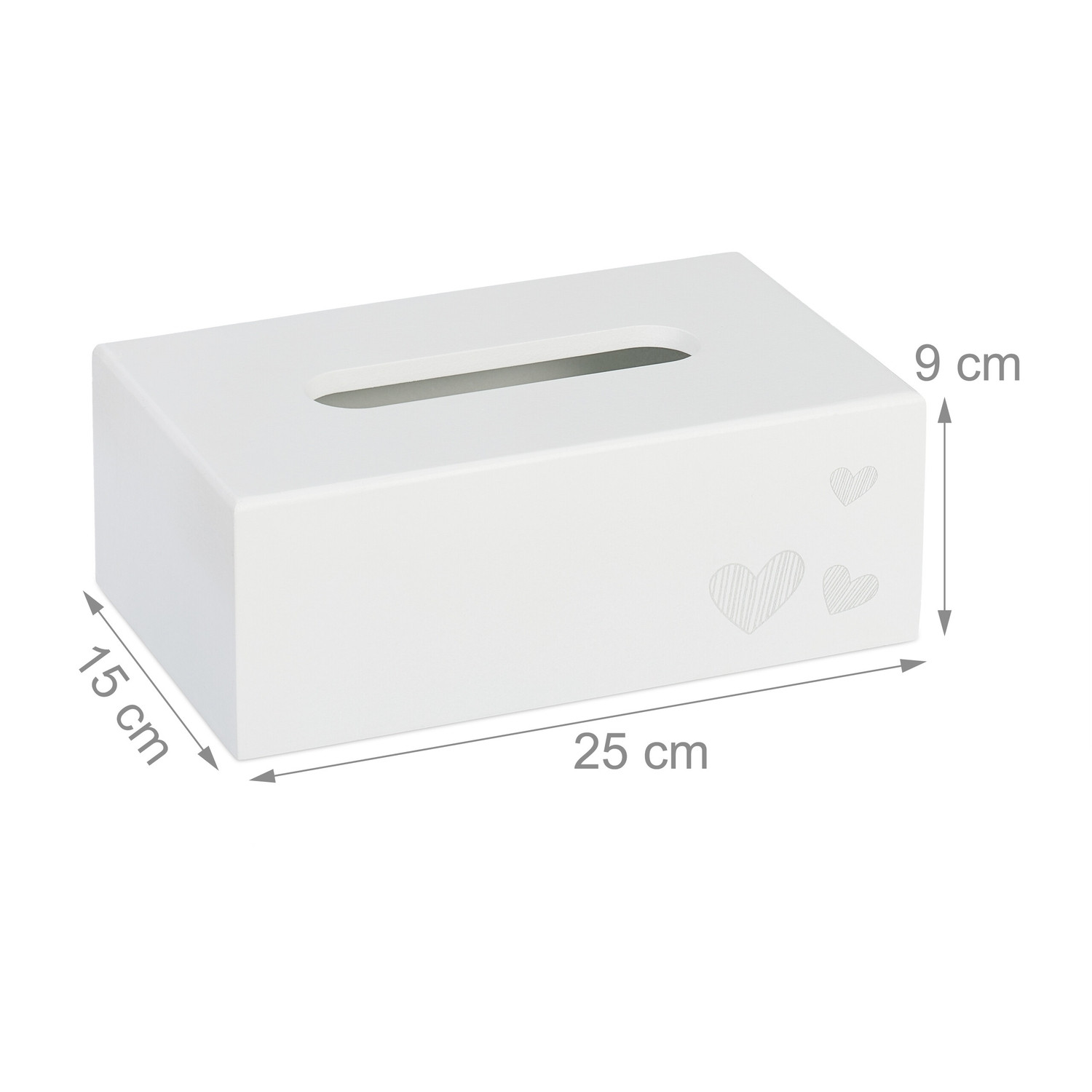 Tissue box "Hearts"