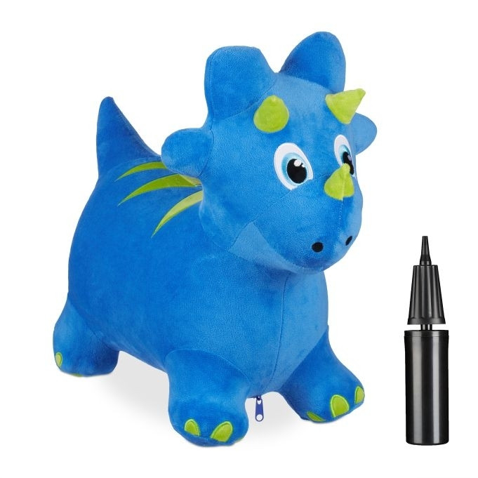Springend dino-dier met deksel
