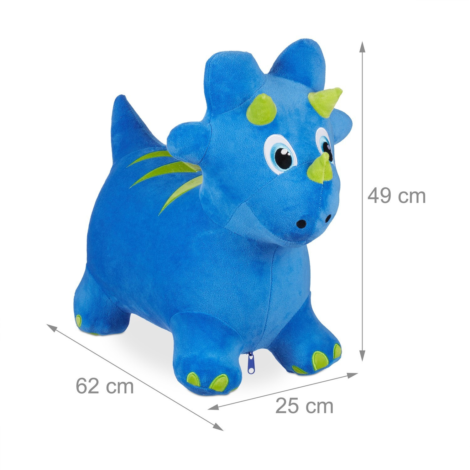 Springend dino-dier met deksel