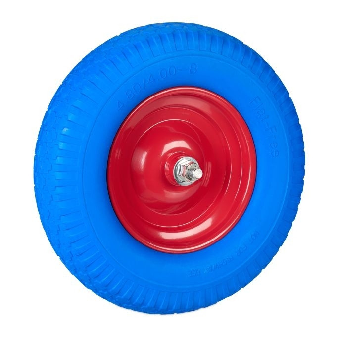 Roda para carrinho de mão 4.00-8 com eixo