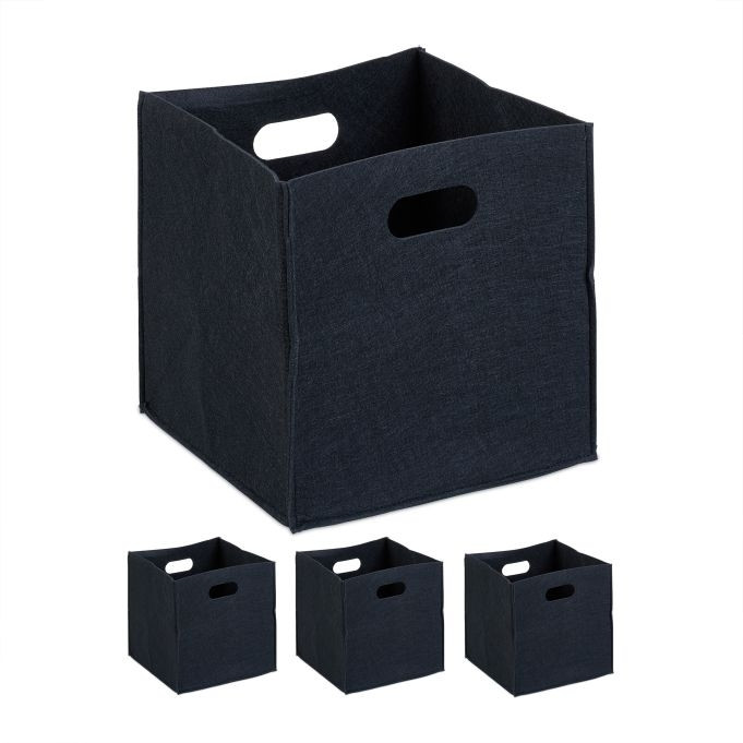 Felt storage box - 4 pcs