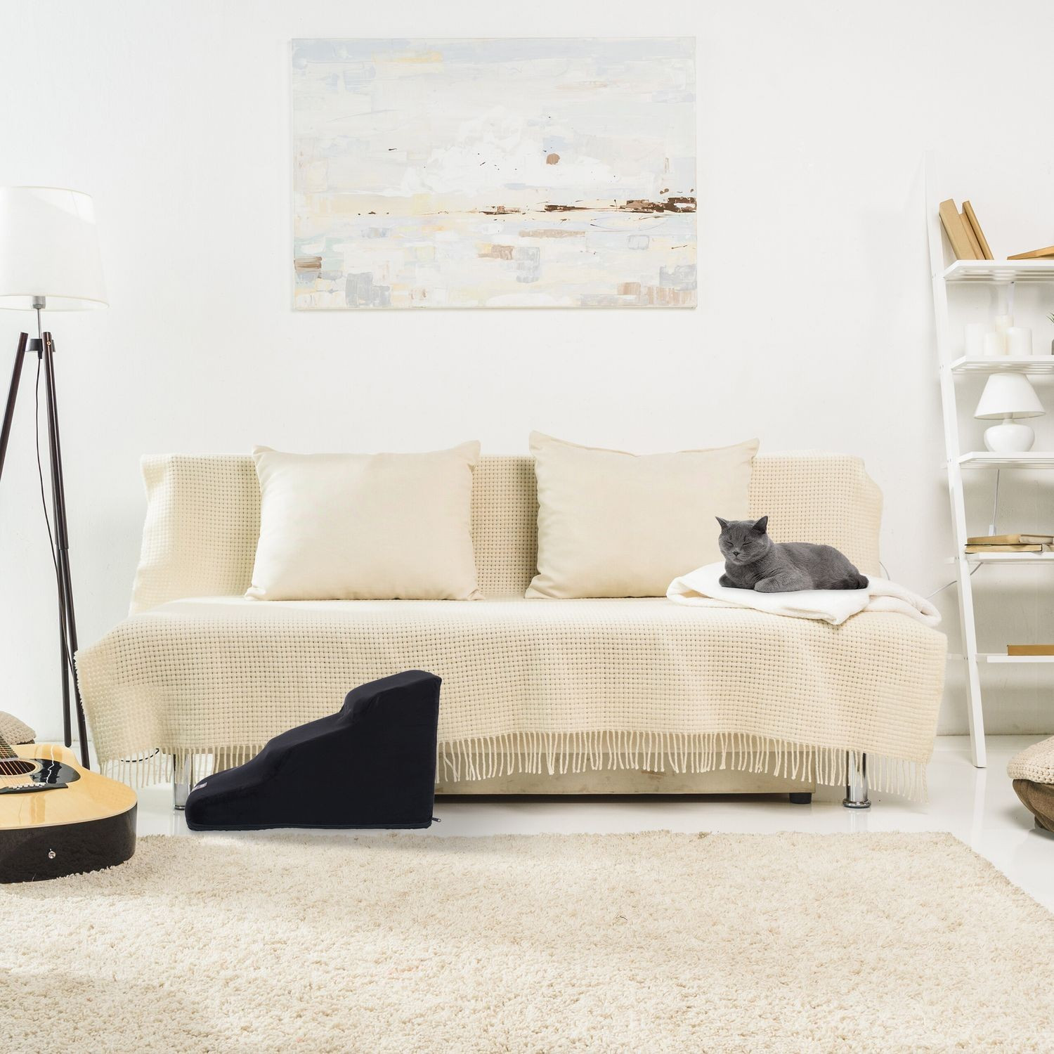 Escada para cães com 3 degraus