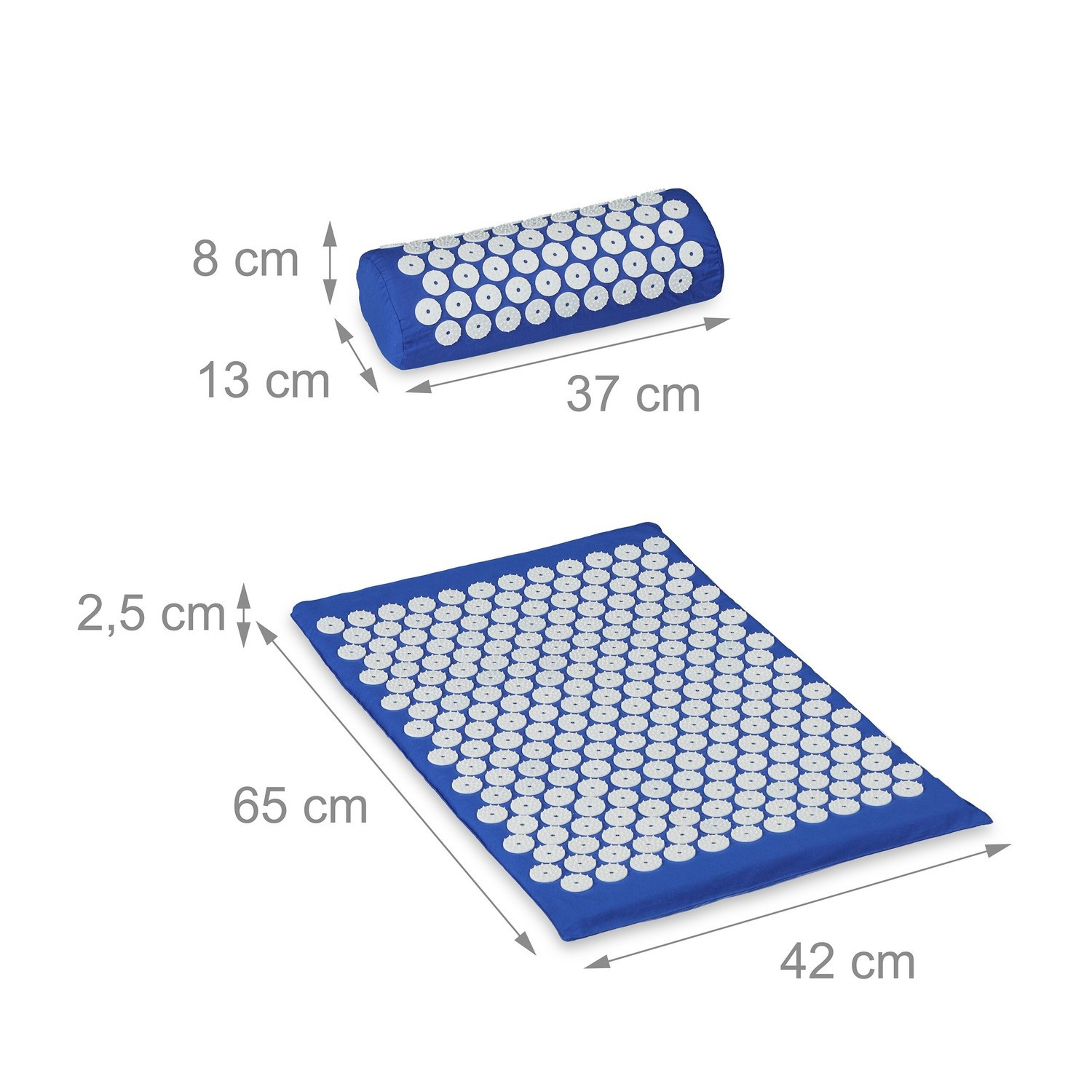 Tapis d'acupression avec oreiller