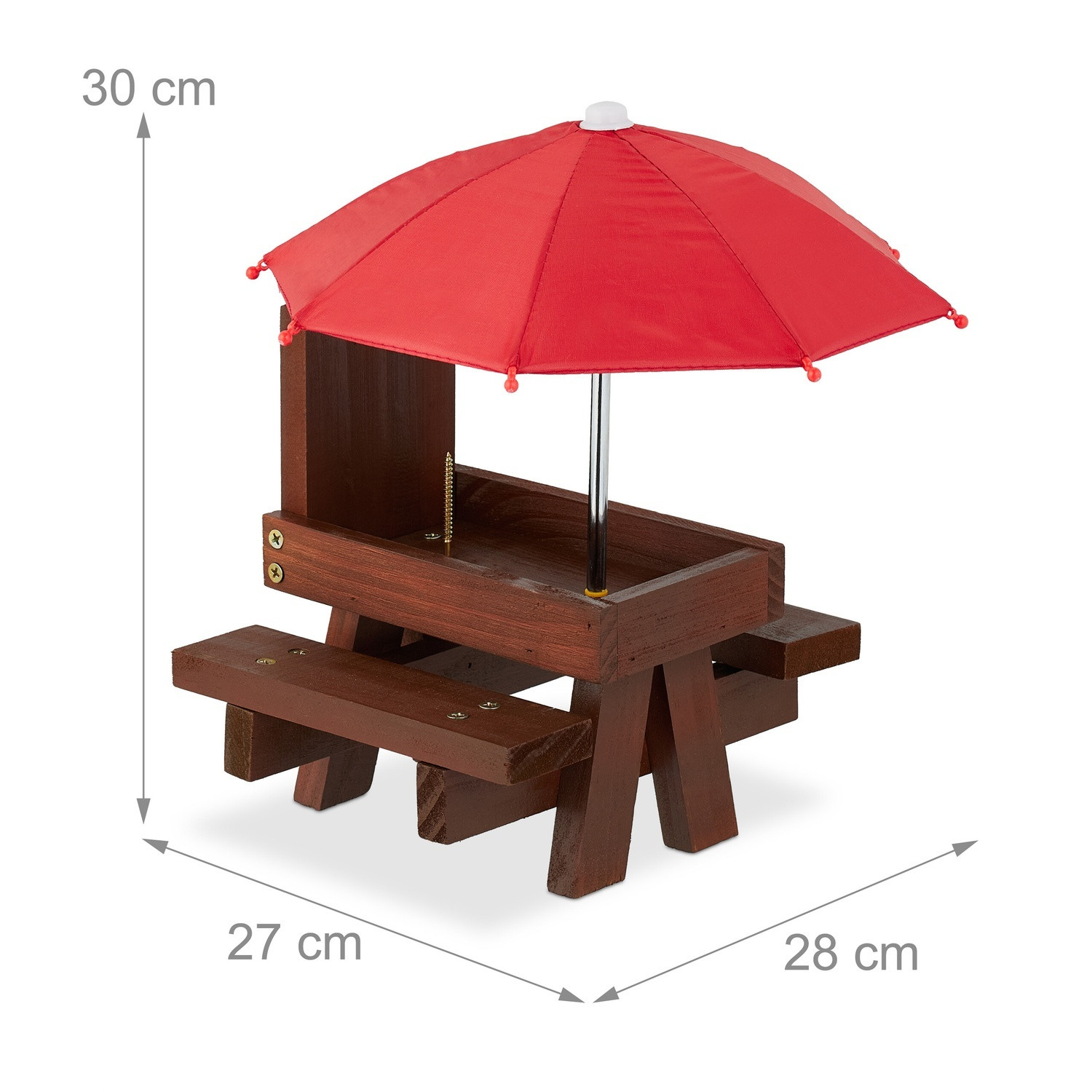 Conjunto de mesa para esquilo