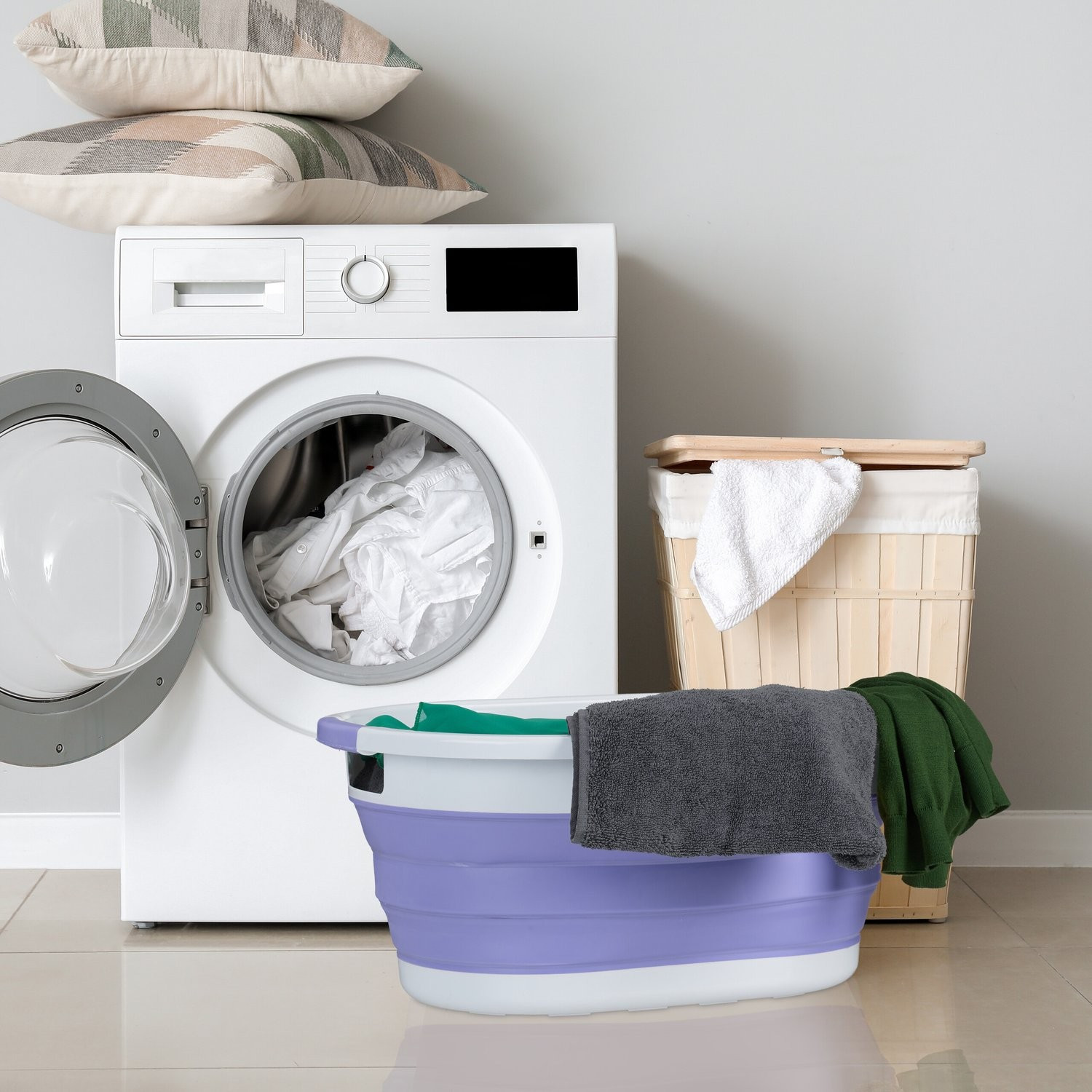 Panier à linge pliable 36 litres