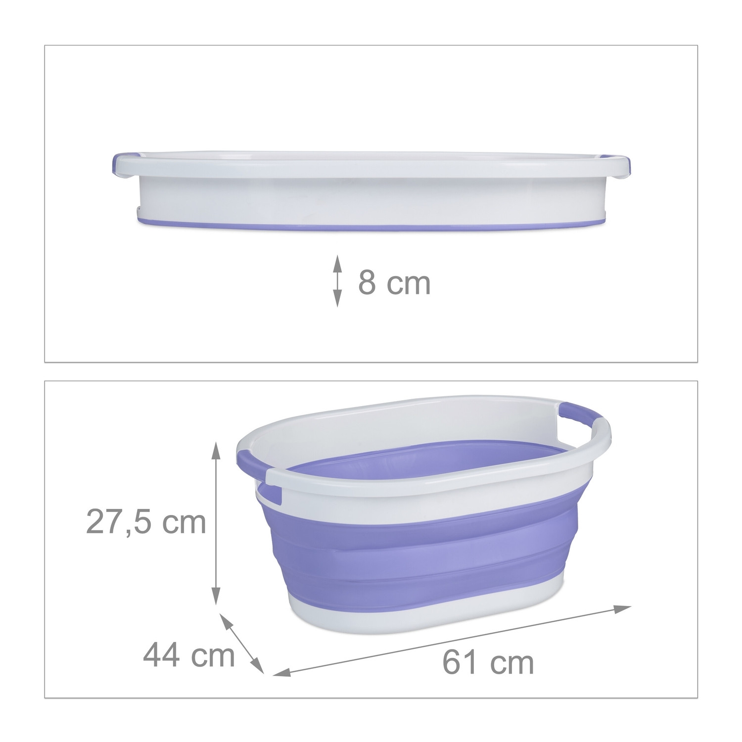 Panier à linge pliable 36 litres