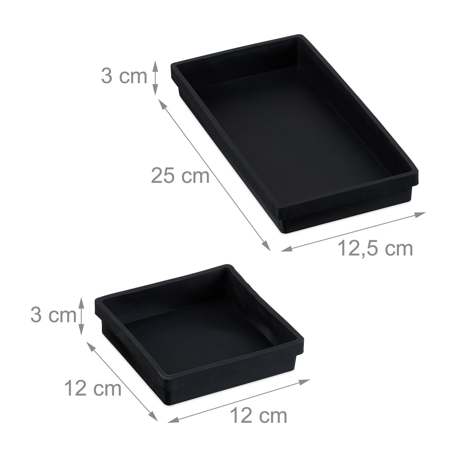 Backform aus Silikon im 4er-Set
