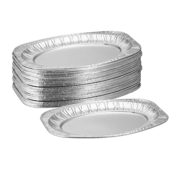 Aluminium-Servierplatten, 40er-Set