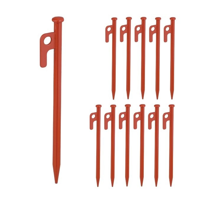 Rock Pins rot 12er Set