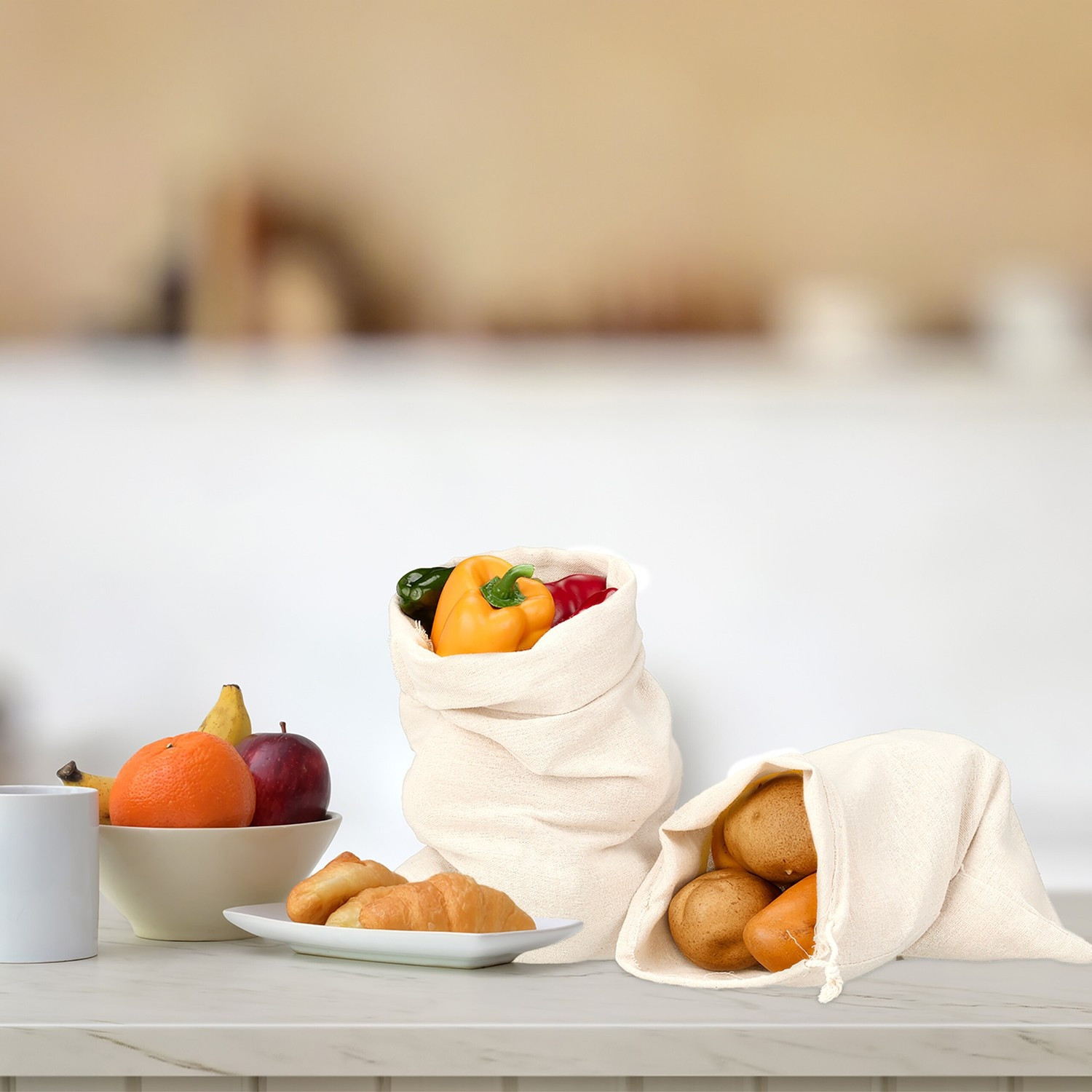 Brotbeutel 4er Set