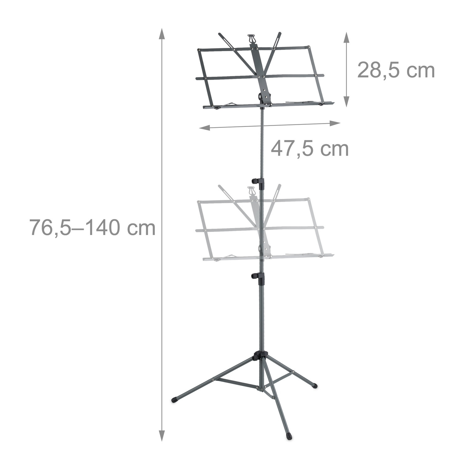 Foldable music stand