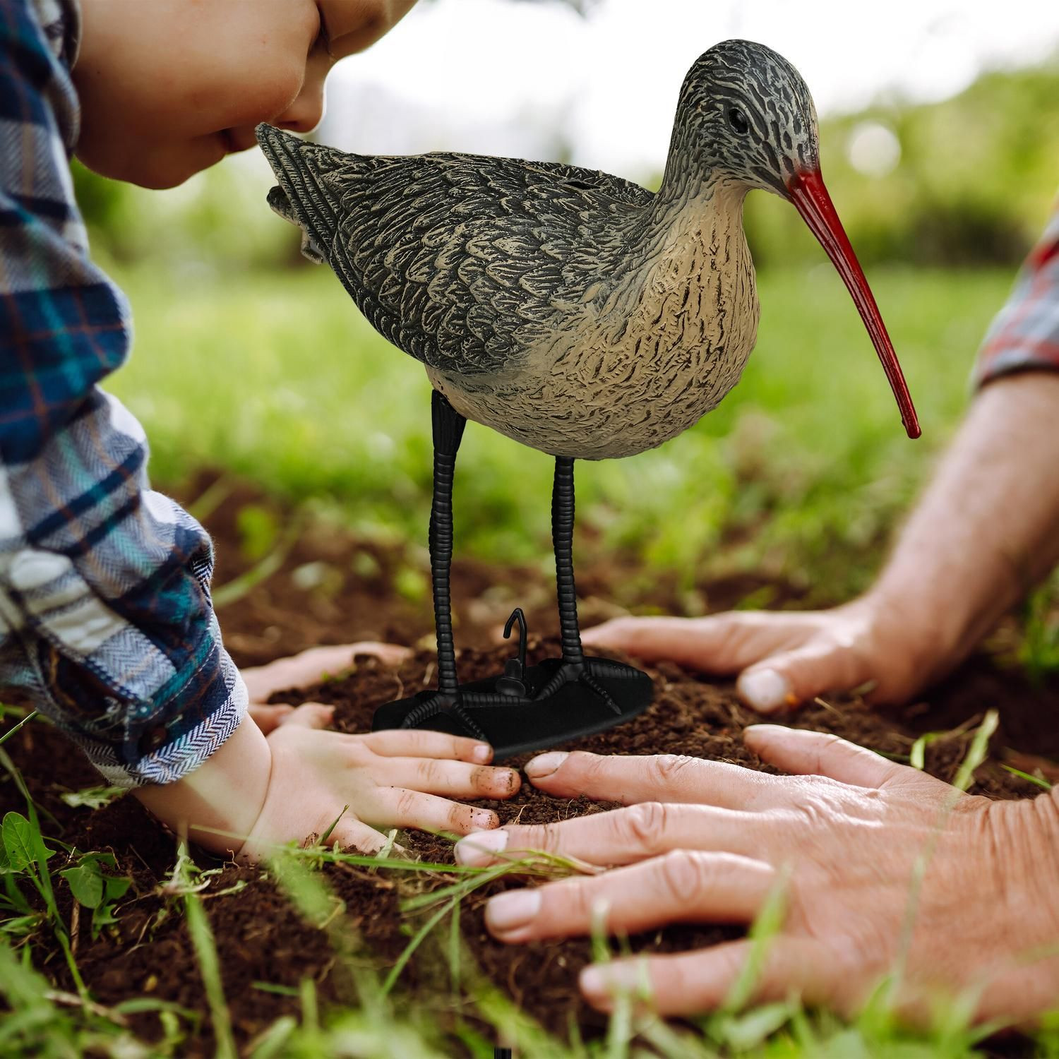 Gartenfigur Vogel 2er Set