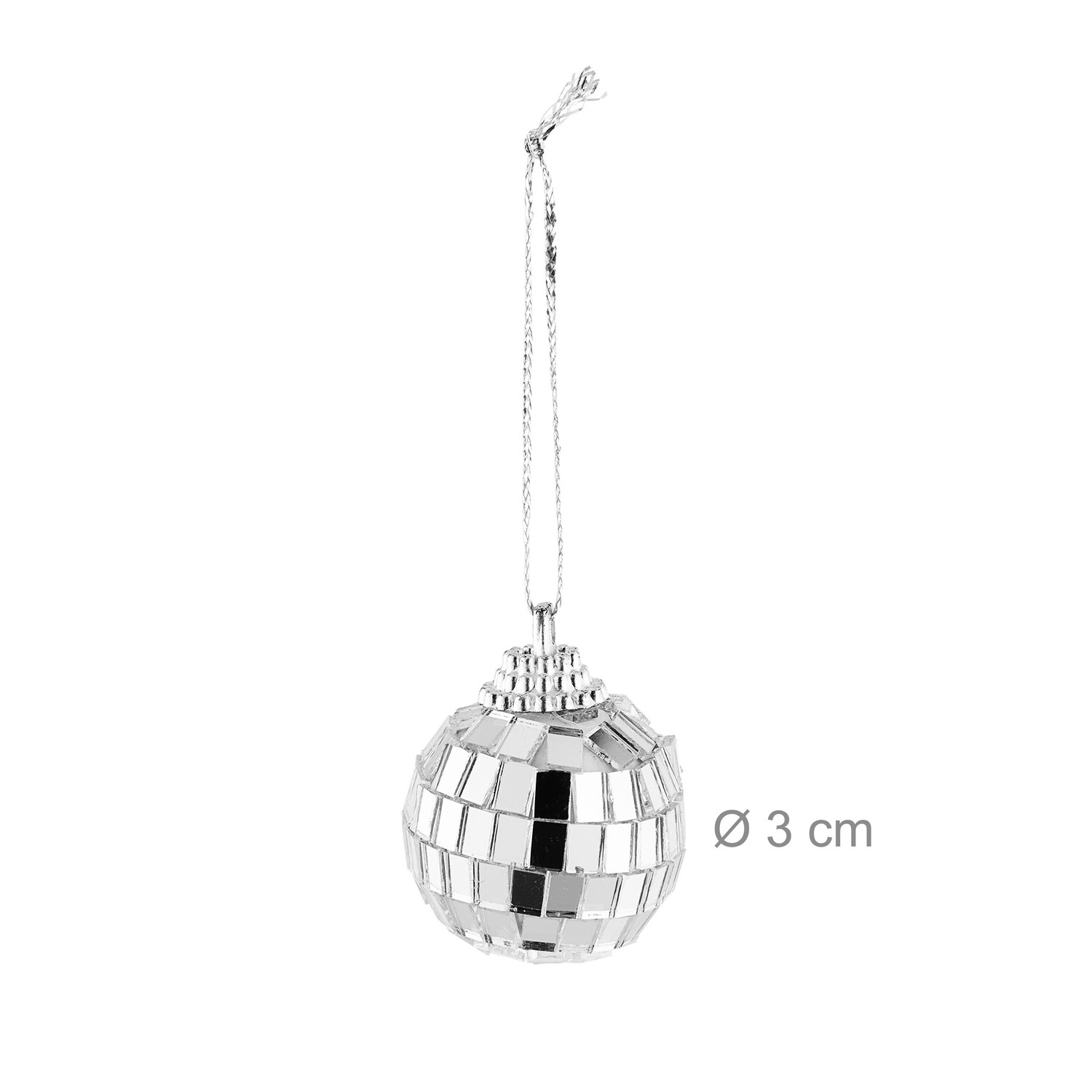 Conjunto de mini bolas de discoteca com 50 peças