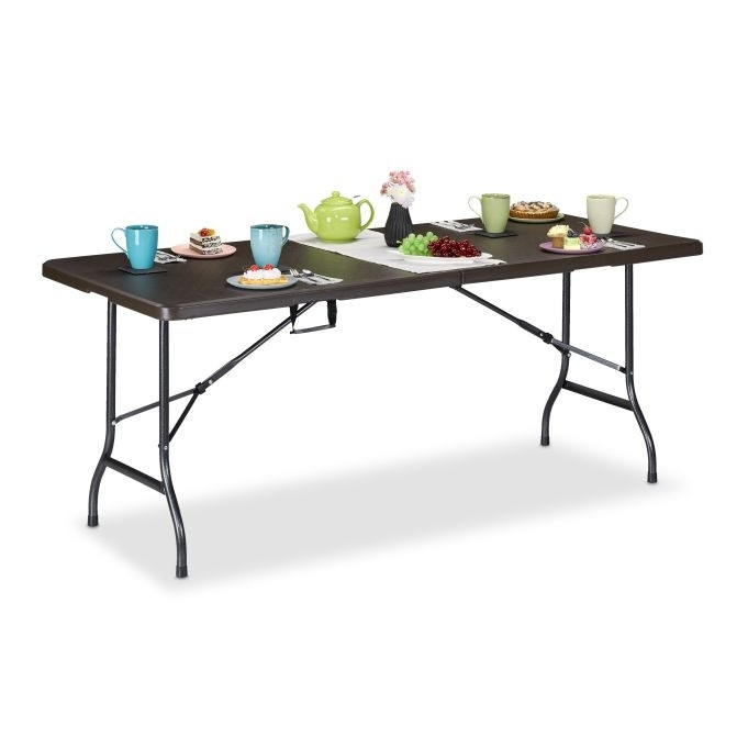 mesa de jardín plegable
