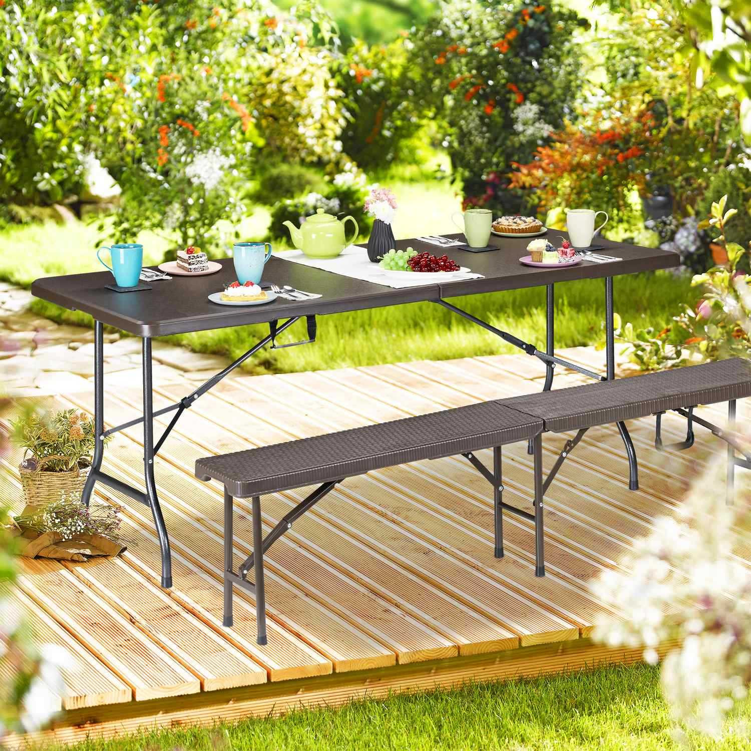 Opklapbare tuintafel