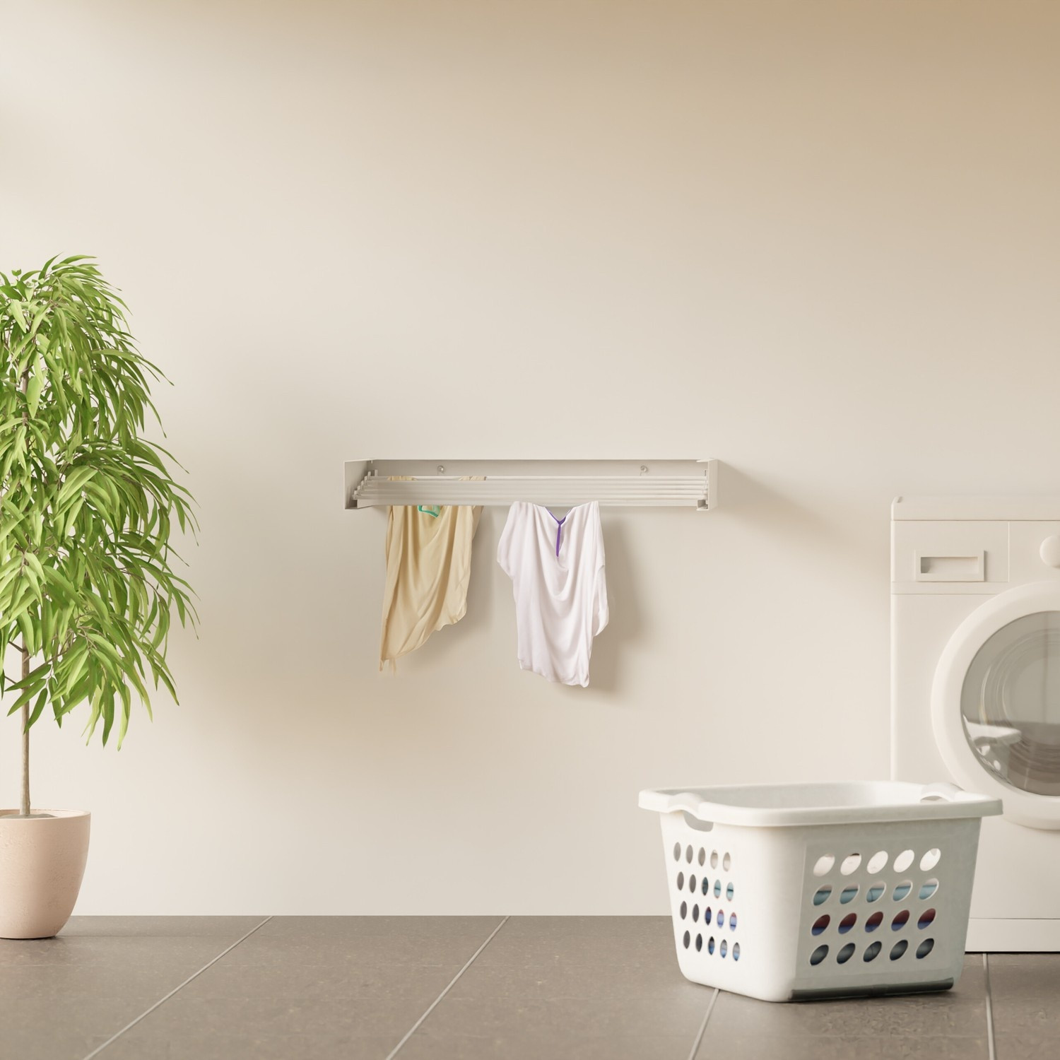 Secador de pared plegable