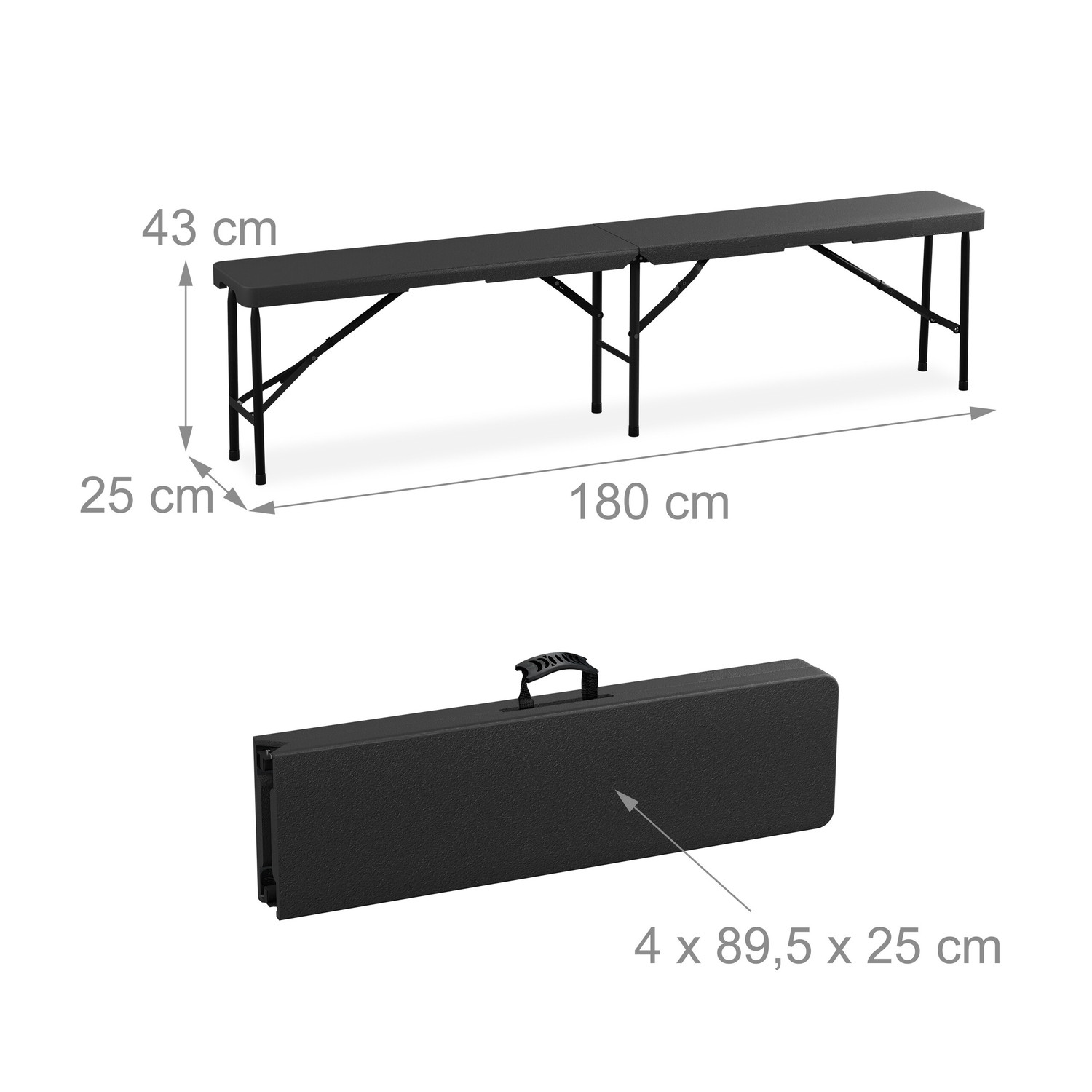 Bierbank-Set 2.180 cm