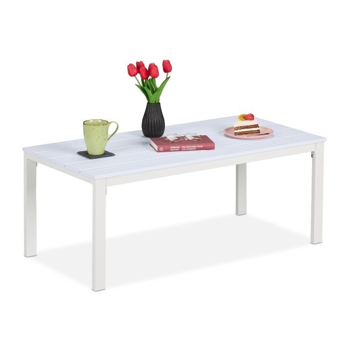 Mesa de jardín rectangular