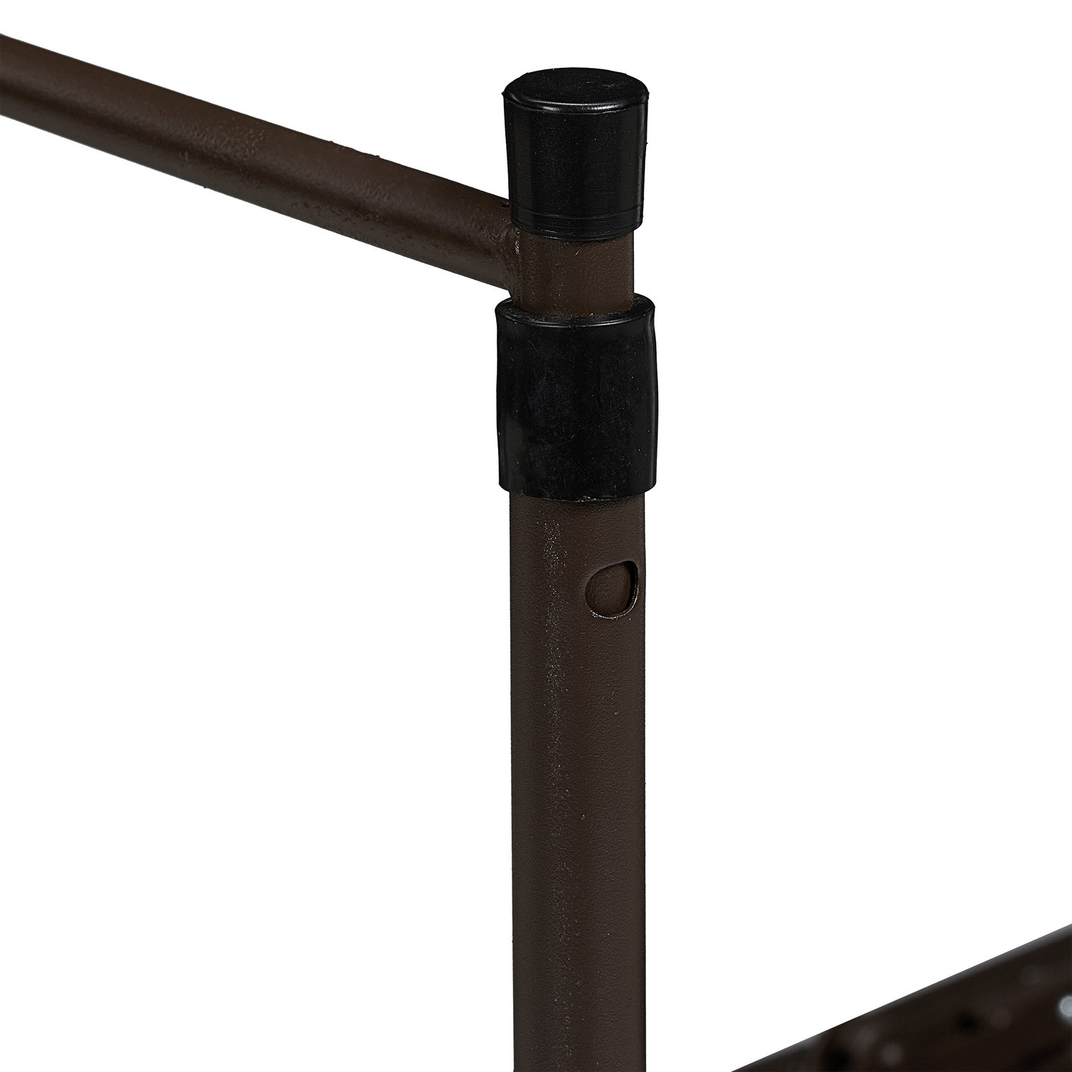 Folding garden table, height adjustable