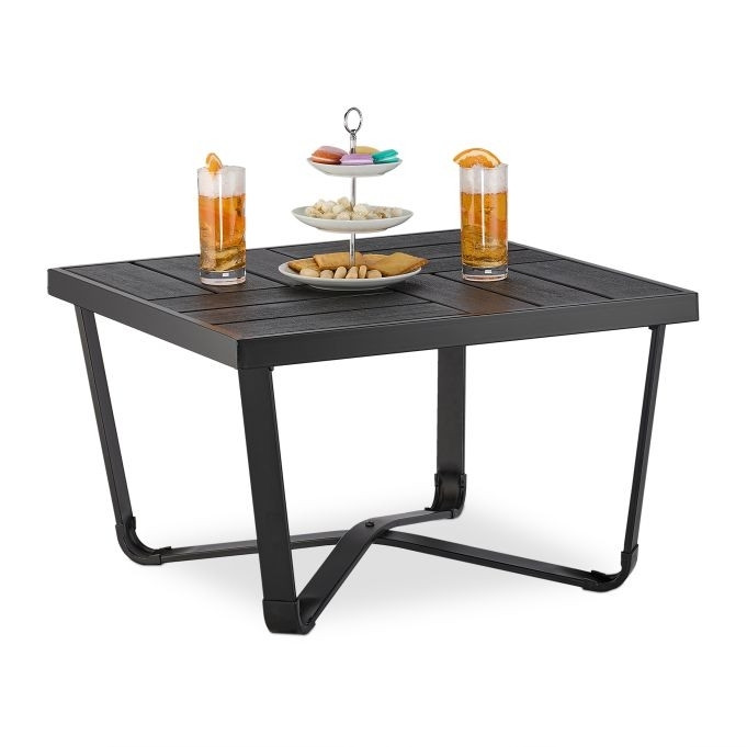 Table de balcon aspect bois