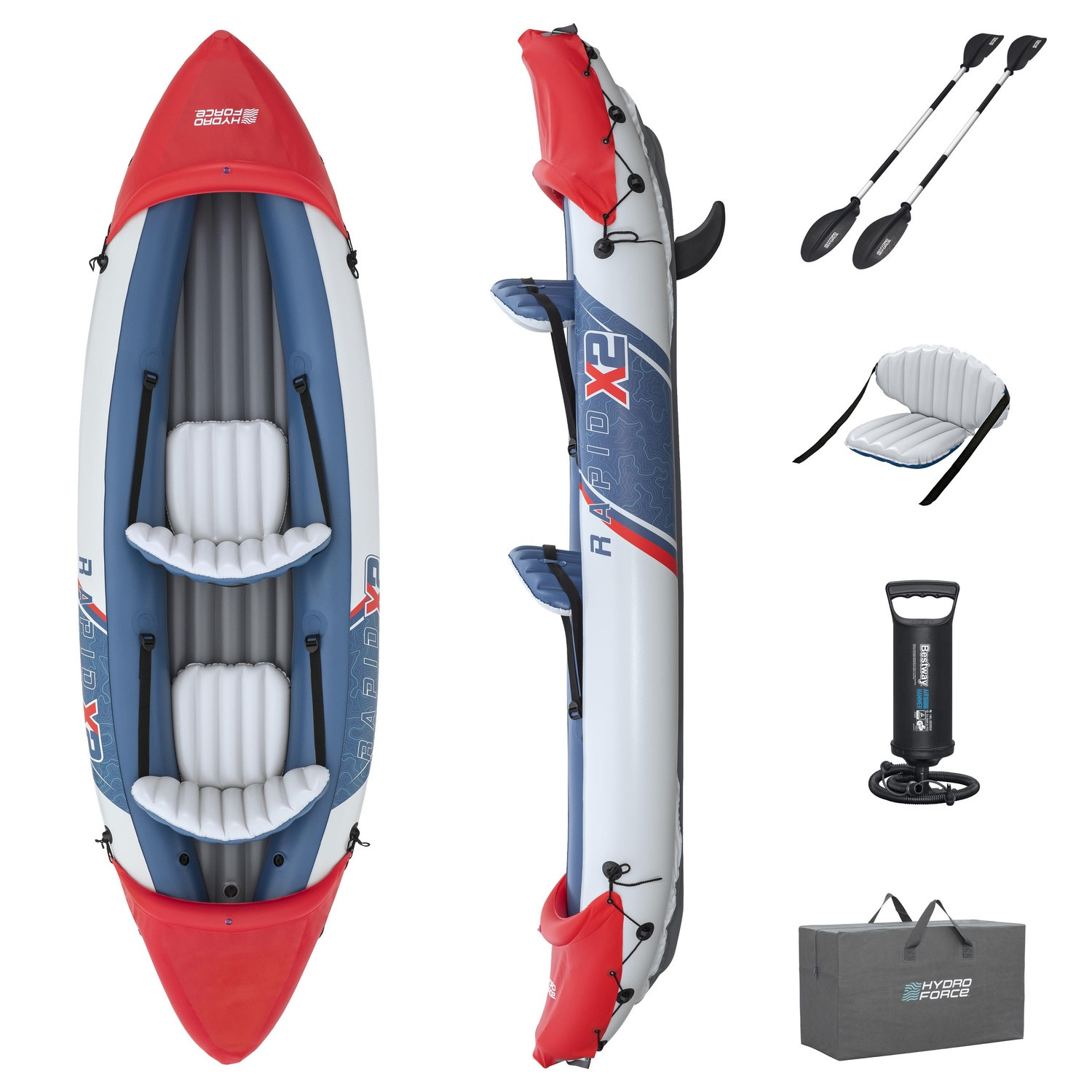 Caiaque Hydro-Fore Rapid X2