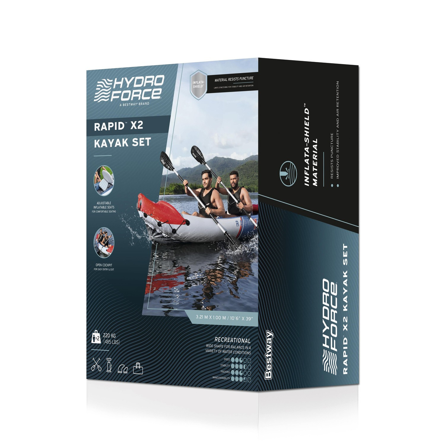 Caiaque Hydro-Fore Rapid X2