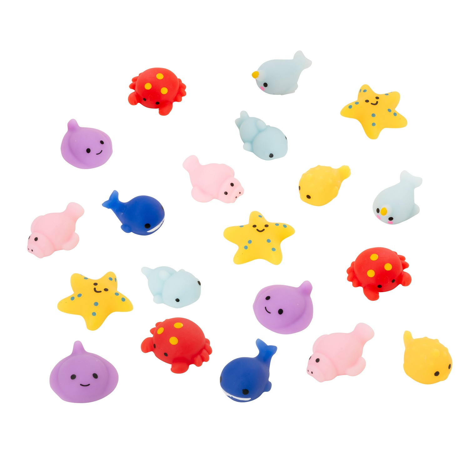 Mini Squishmeez 24 Stück Im Eimer