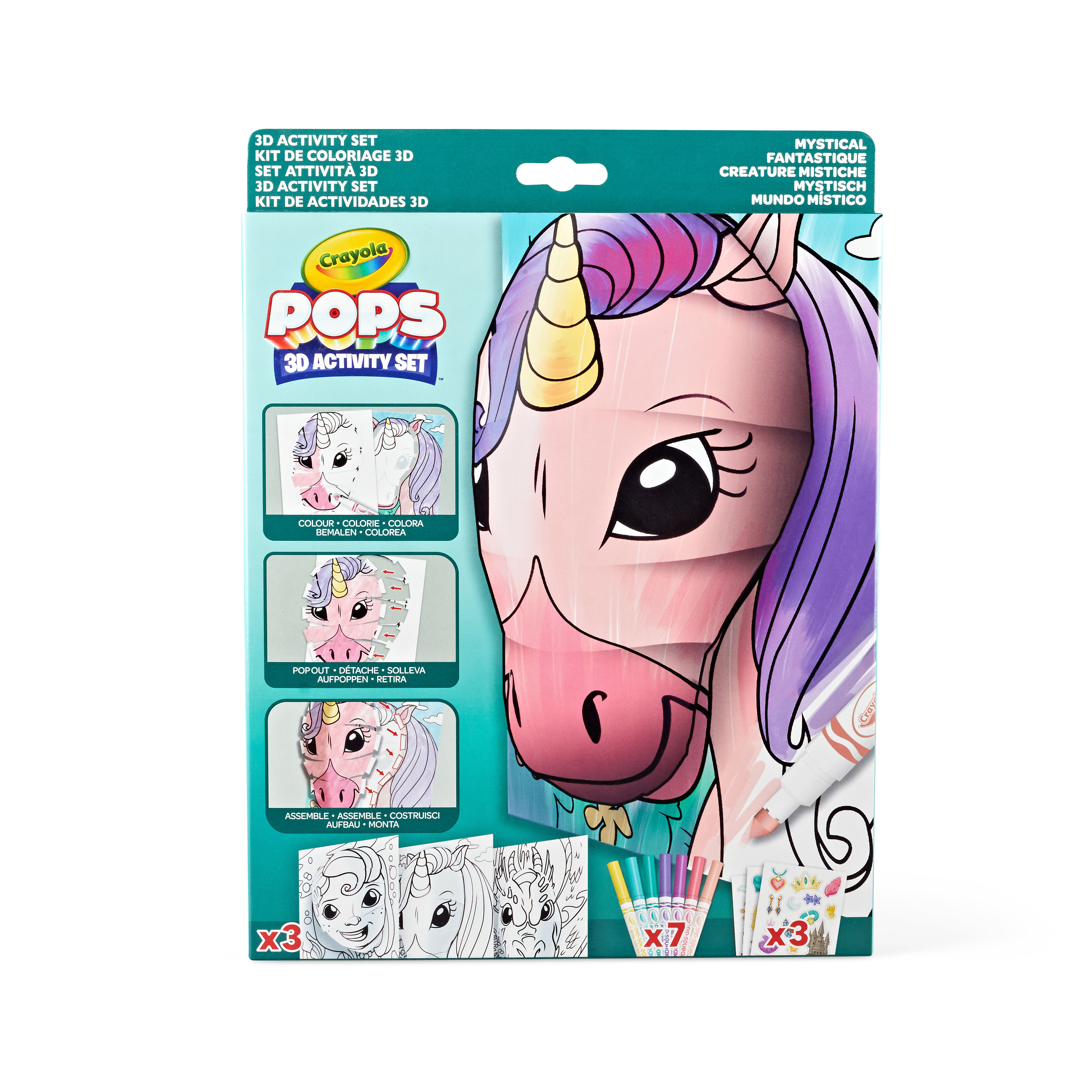 Crayola Pops 3D-Einhorn