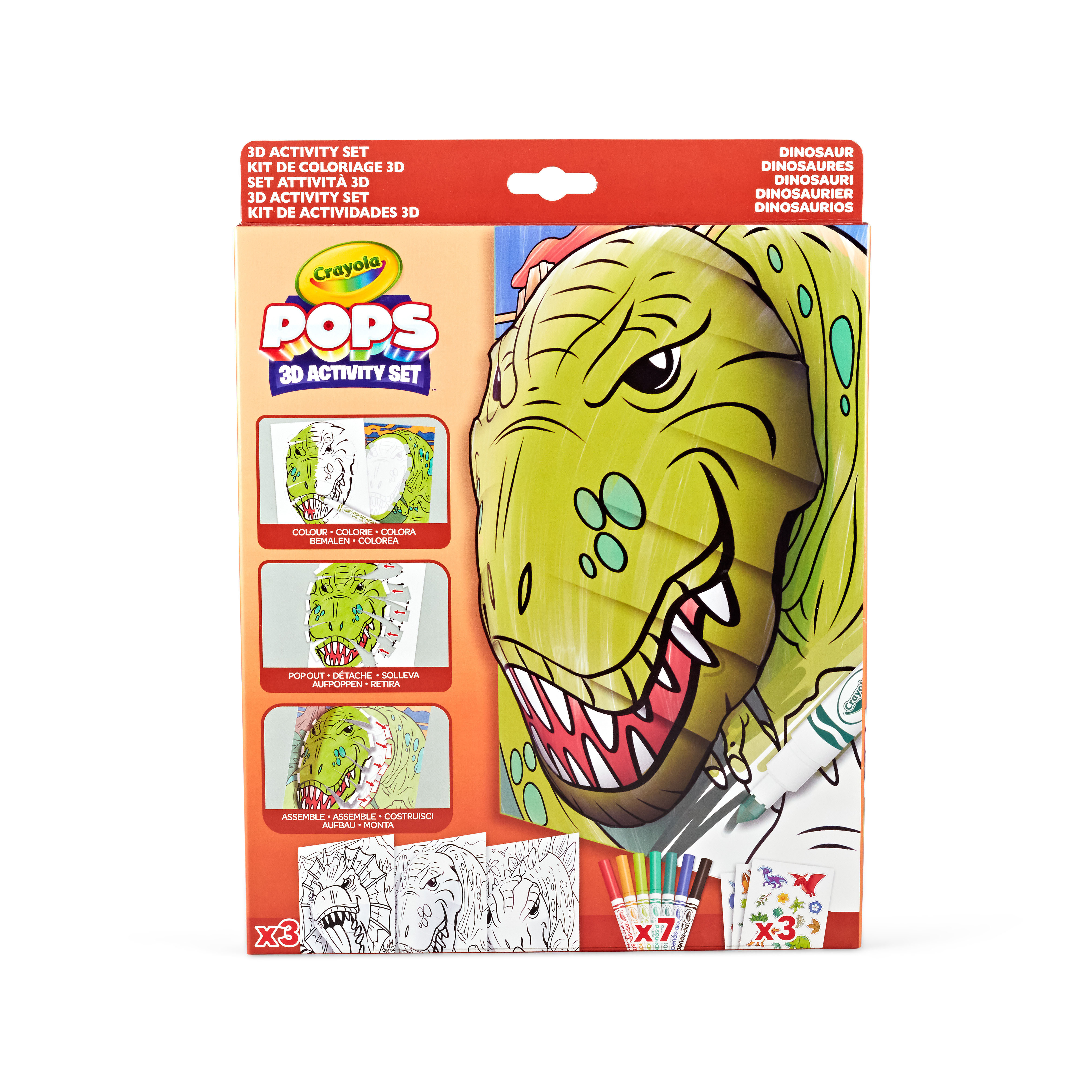 Crayola Pops Dinosaurios 3D