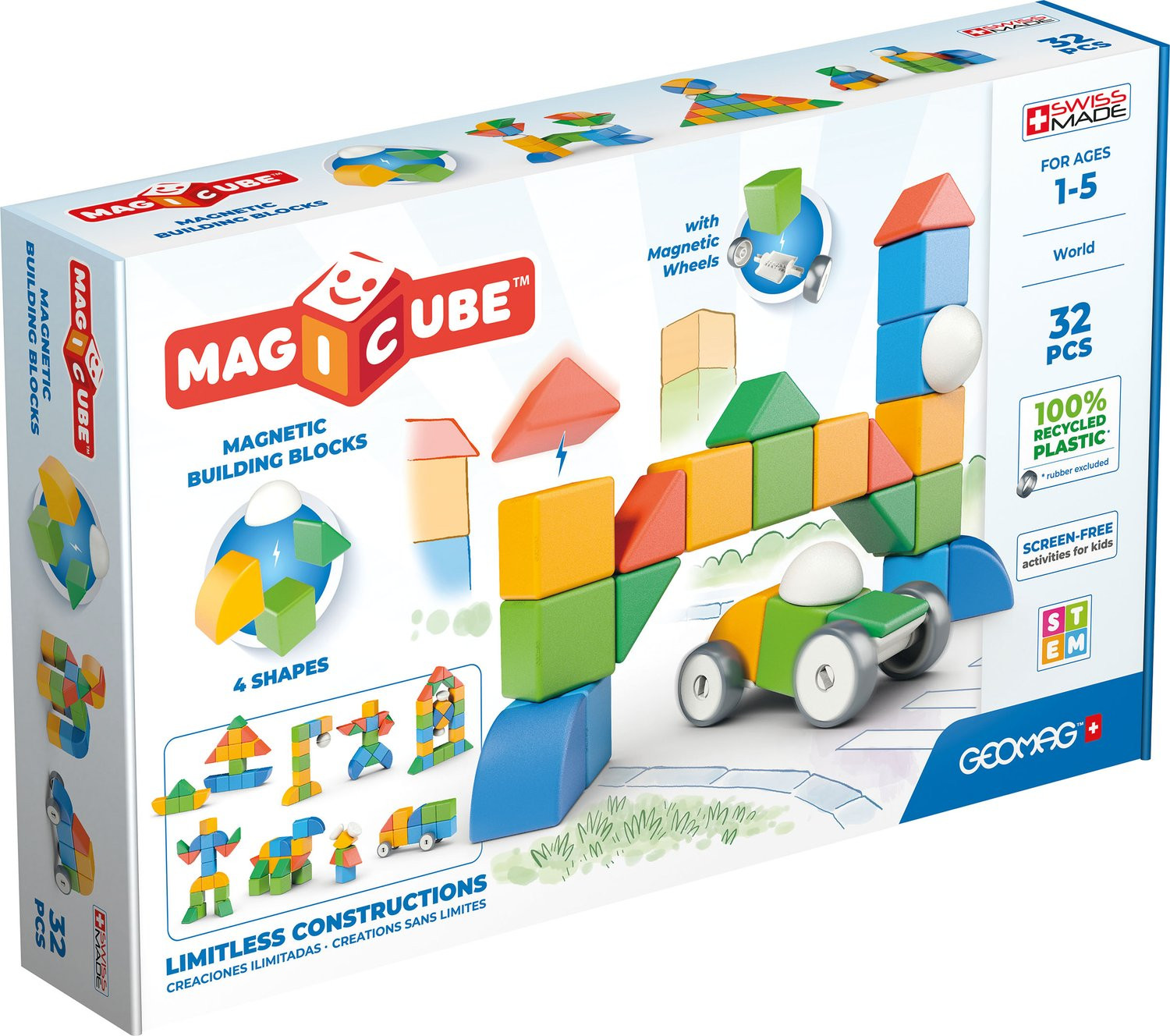 Geomag Magicube 4 Forme 32 Pz
