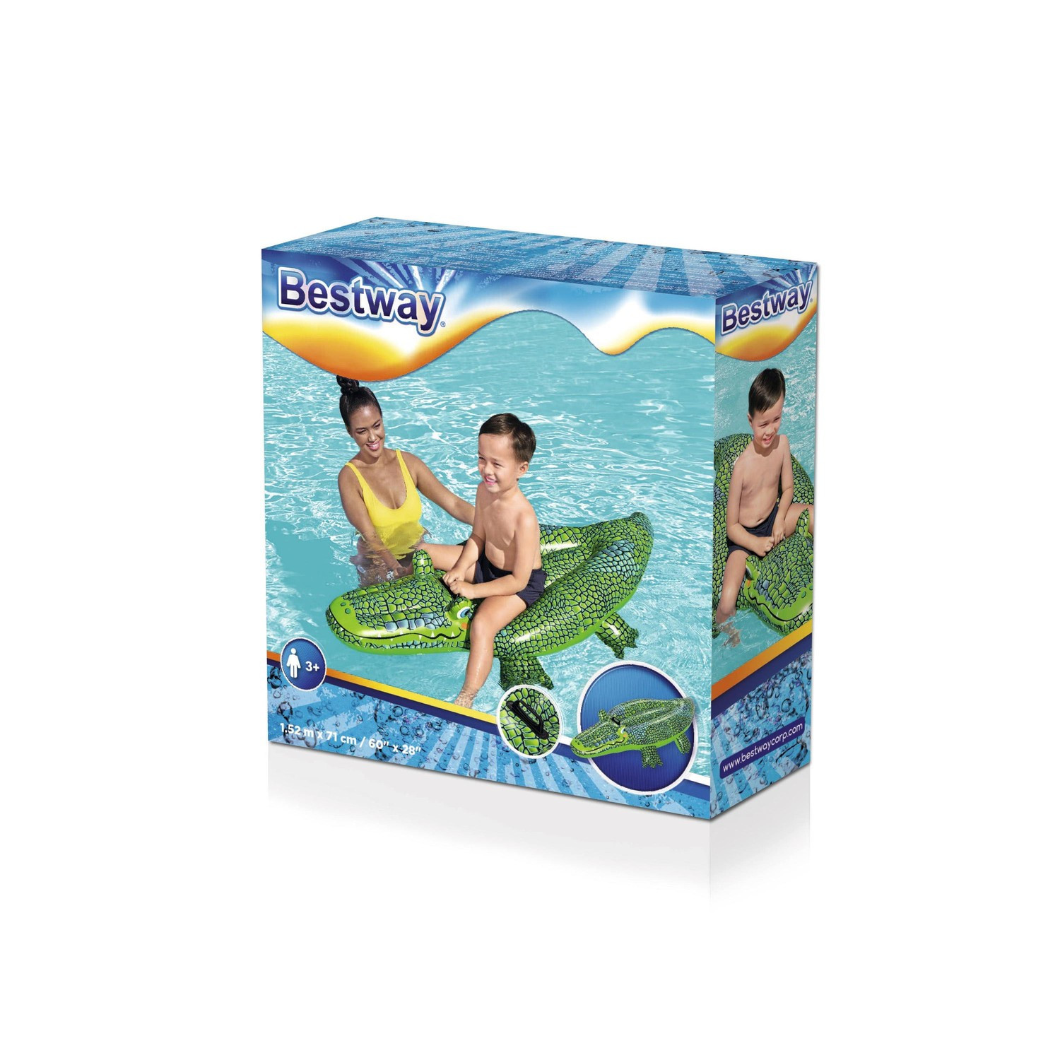Buddy Croc Fahrt Auf Poolfloat