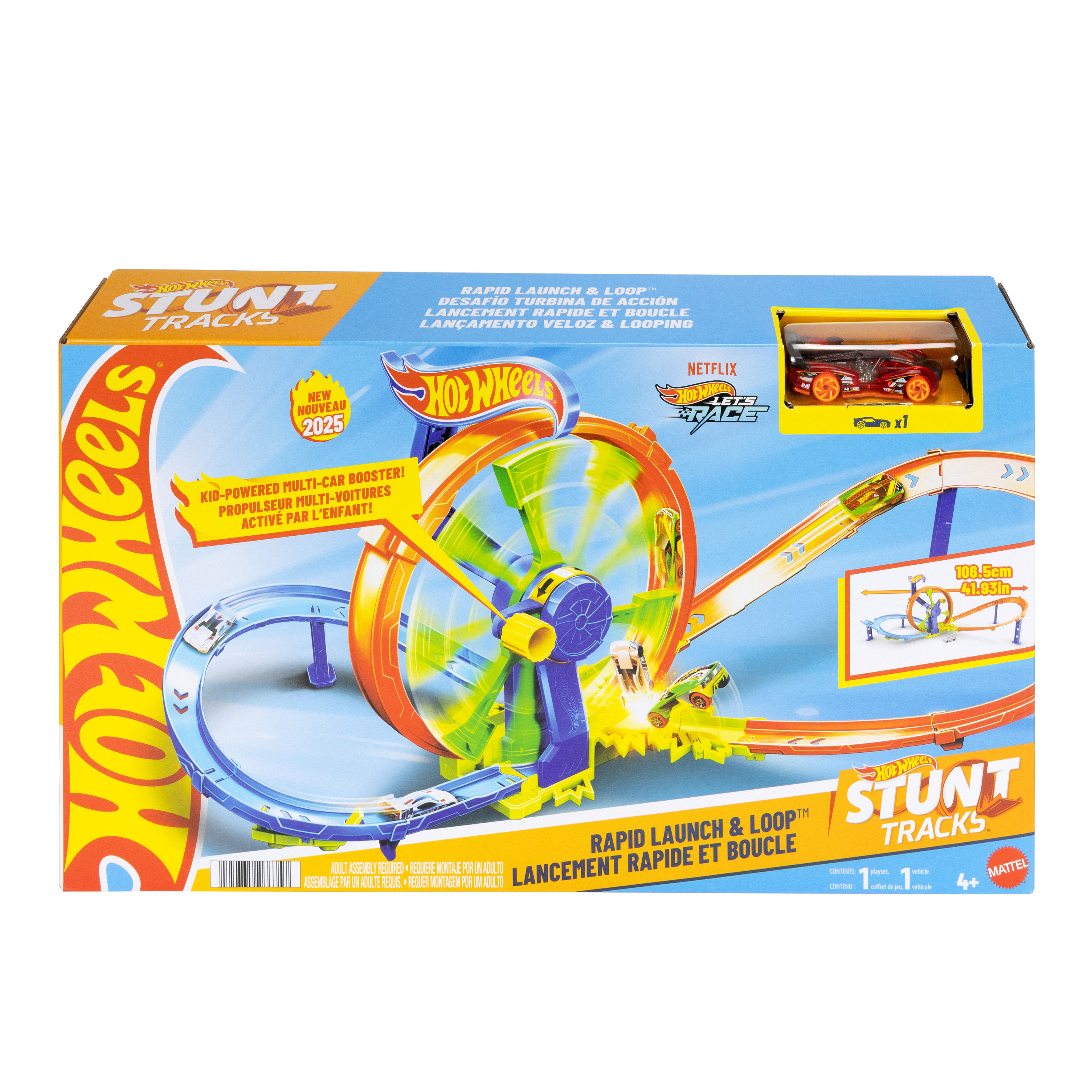 Lançamento E Loop Rápidos Hot Wheels