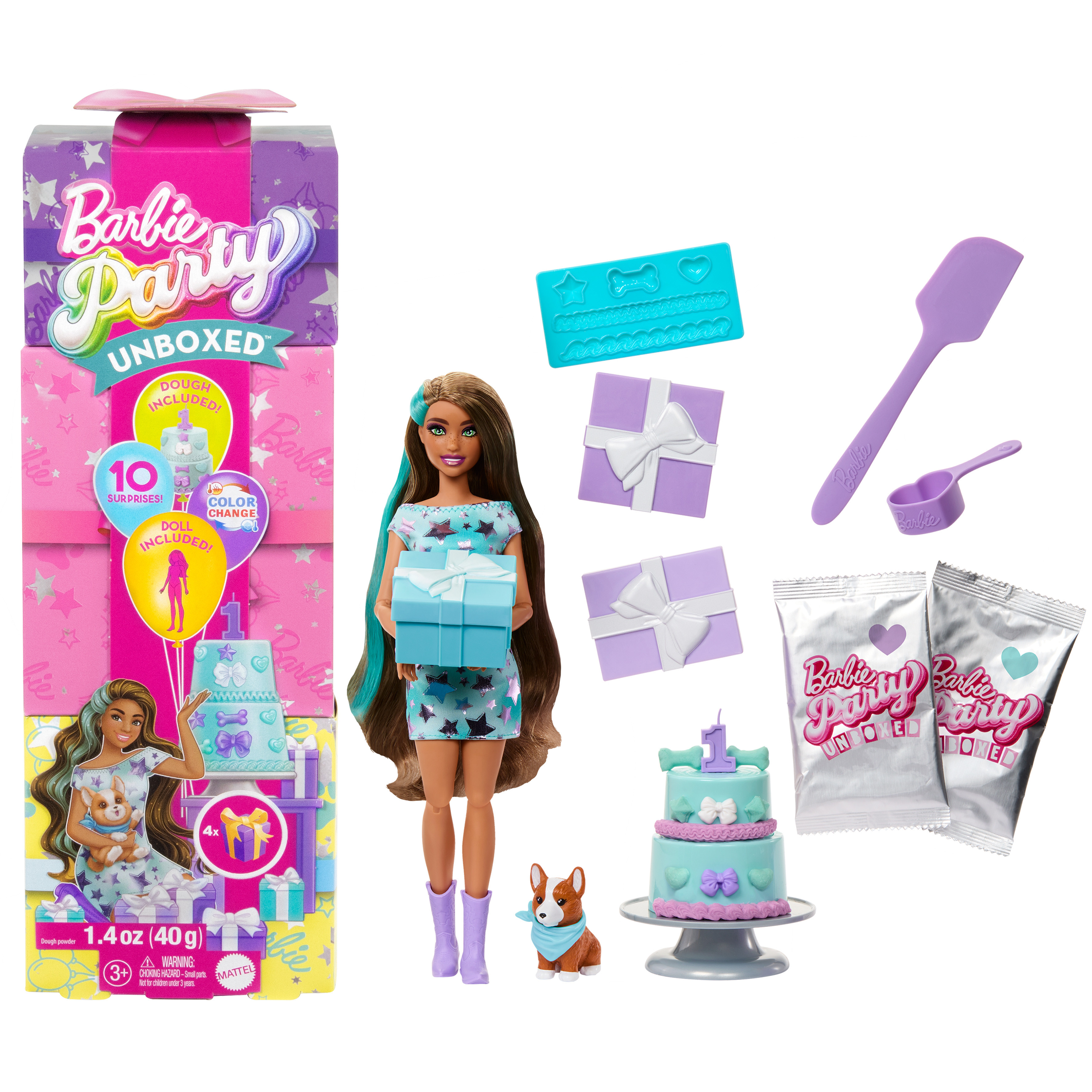 Boneca Barbie Party Unboxed 3
