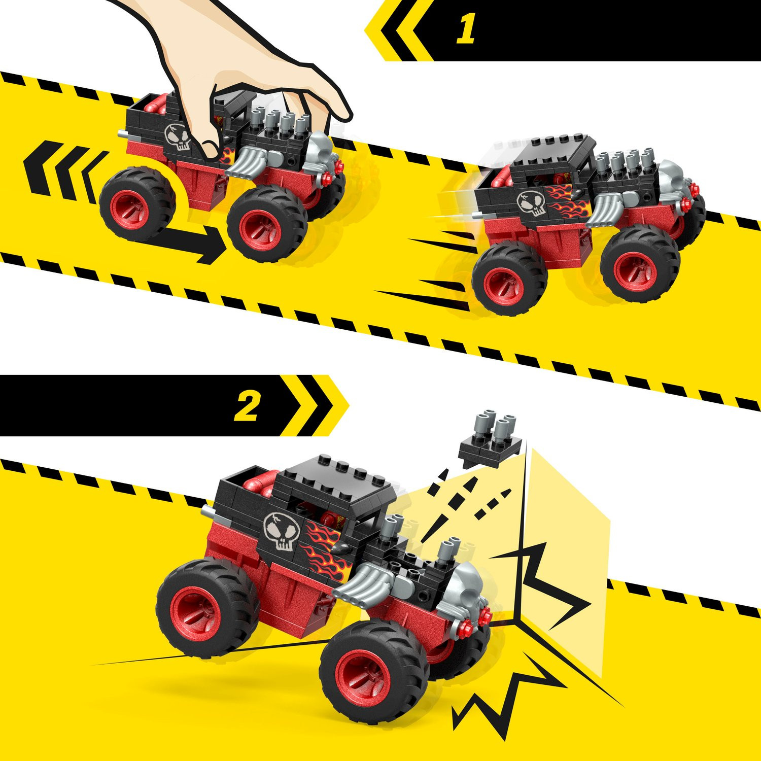 Mega Gorące Koła Smash N Crash Boneshaker