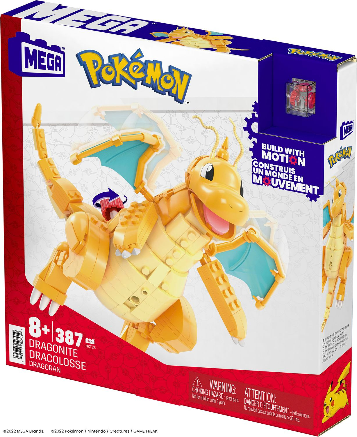 Mega Pokemon Atom Bloku Smok