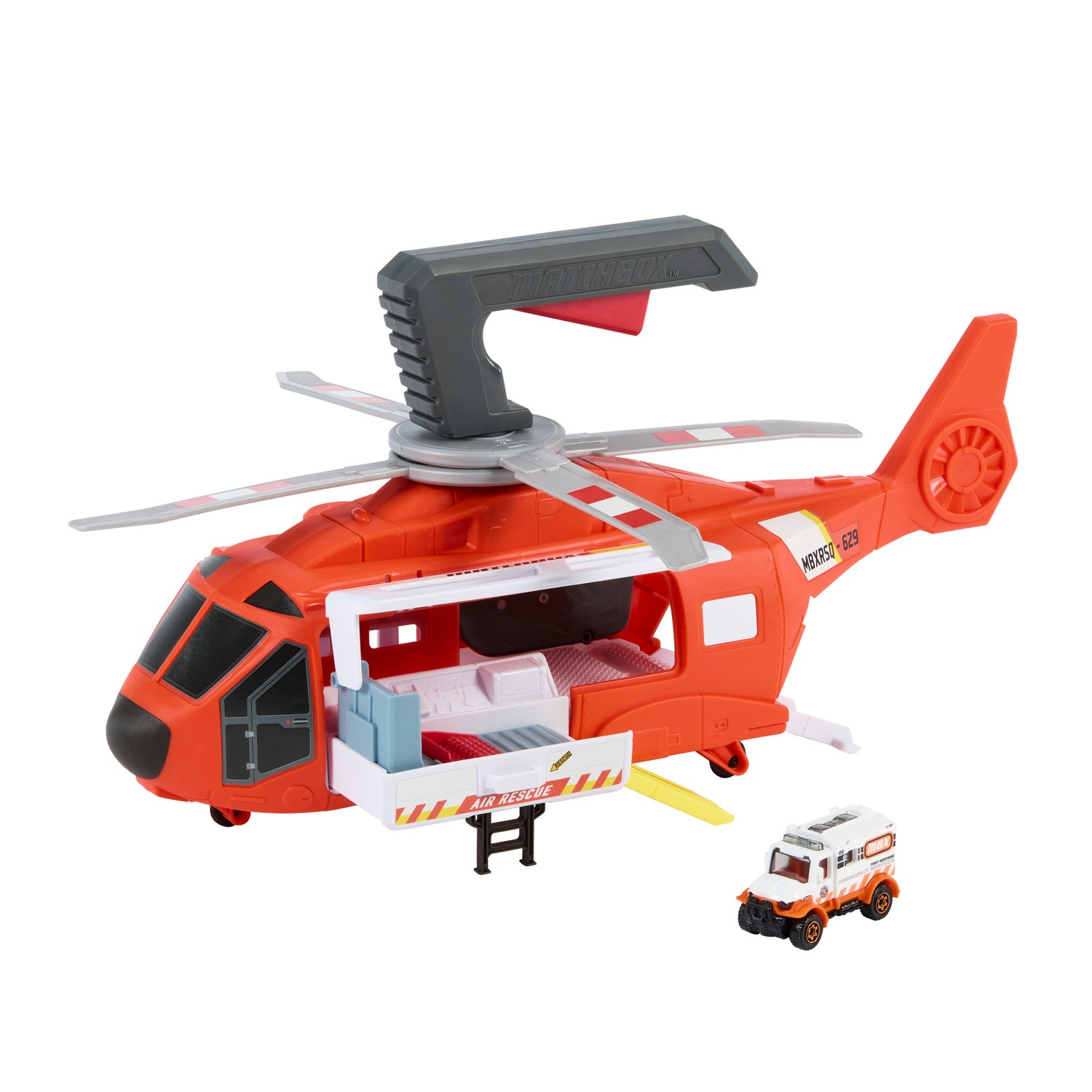 Matchbox-Transporthubschrauber