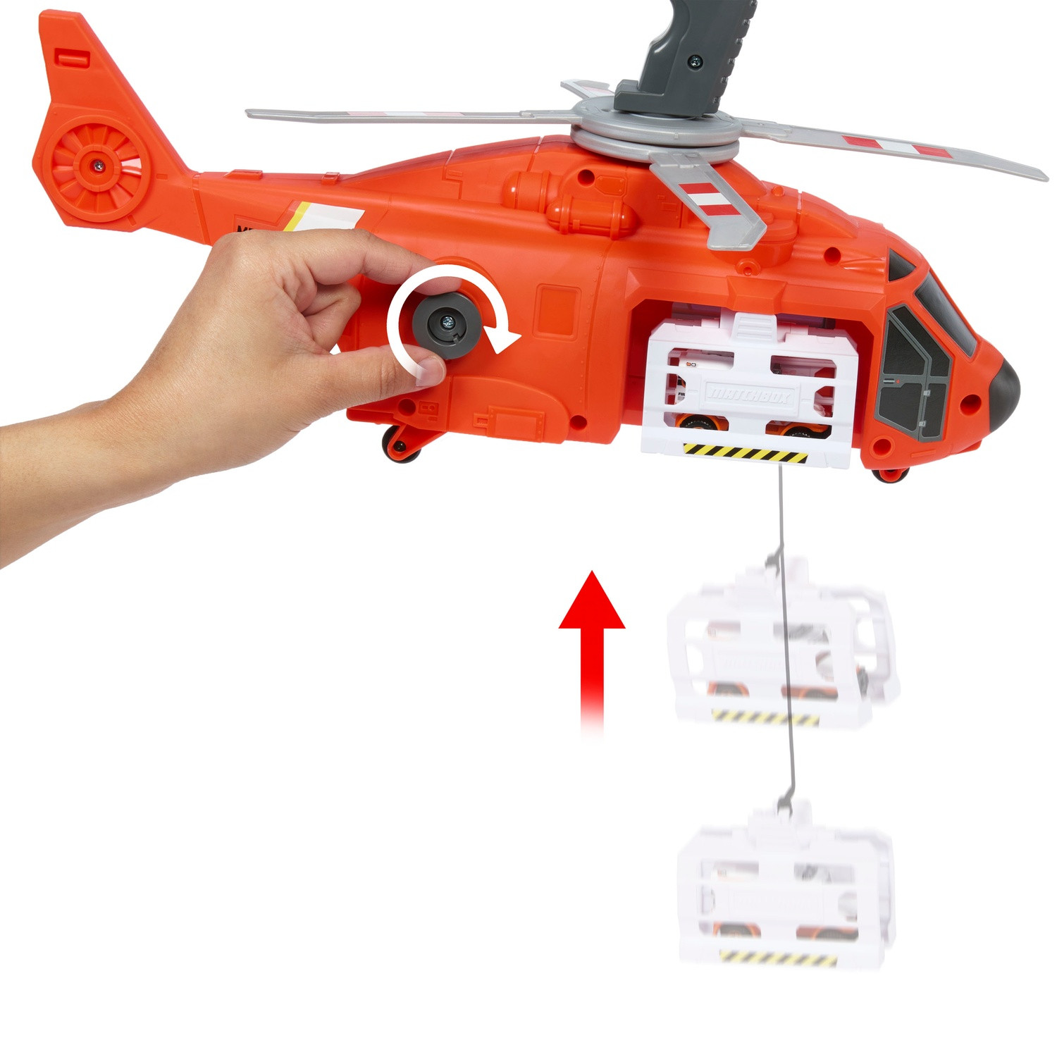 Matchbox-Transporthubschrauber