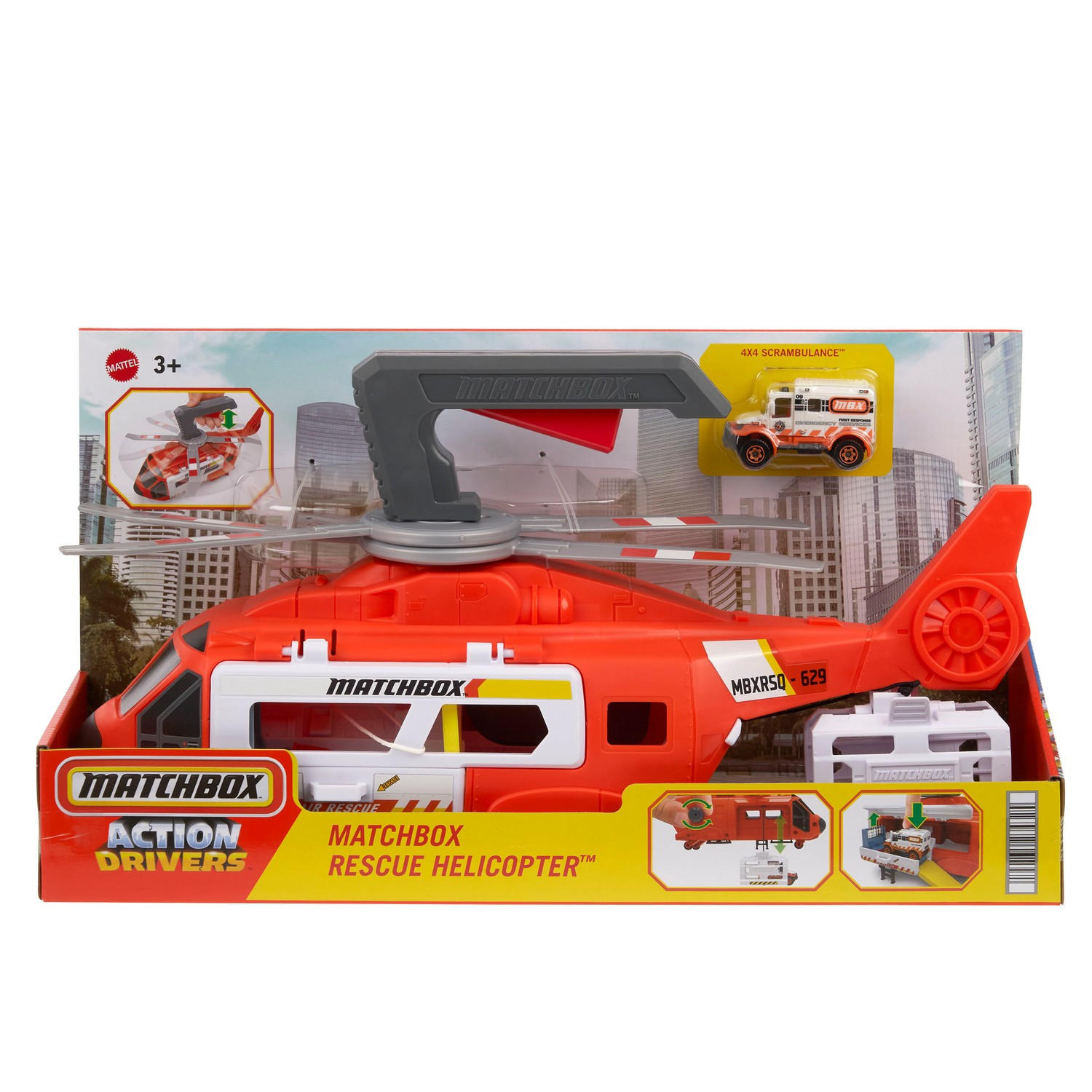 Helicóptero De Transporte Matchbox