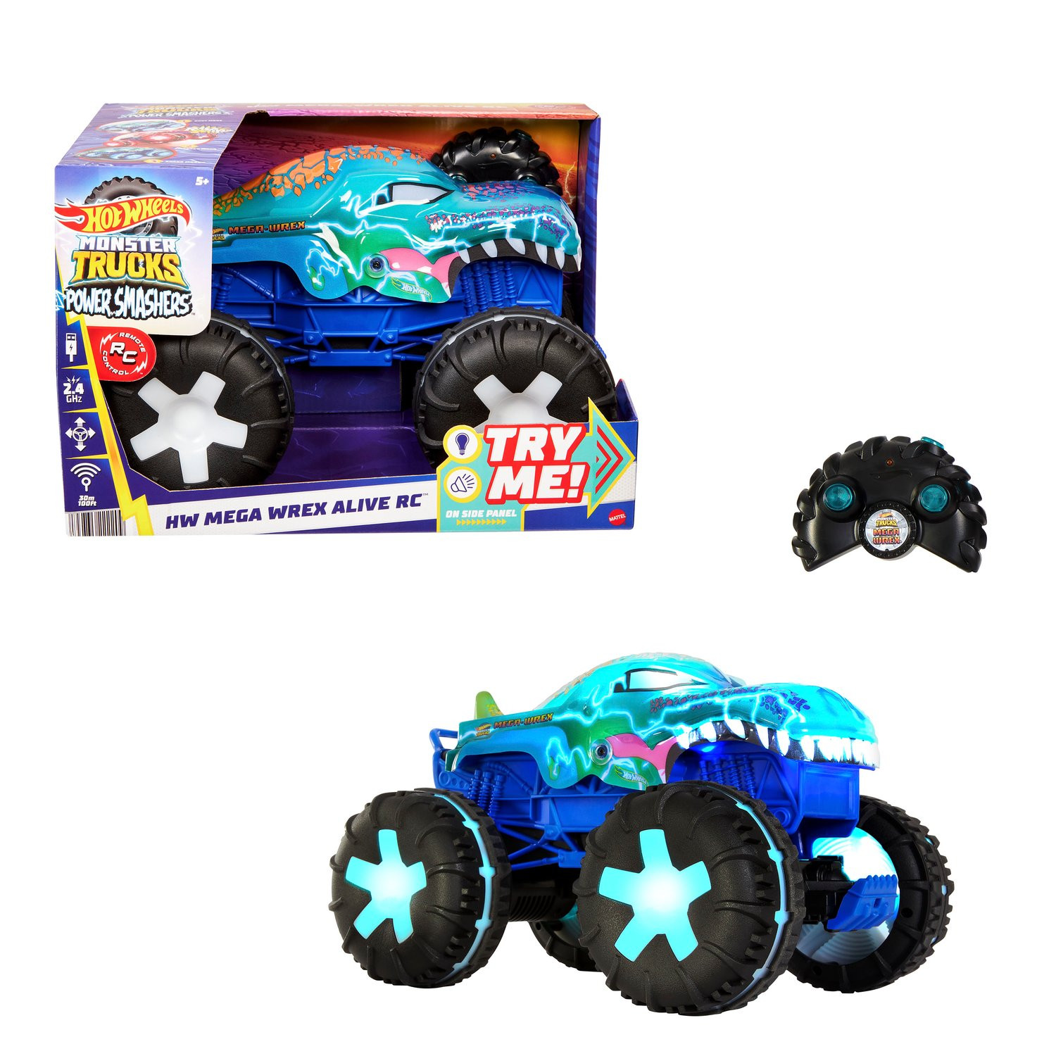 Hot Wheels Monstertrucks Mega Wrex Rc