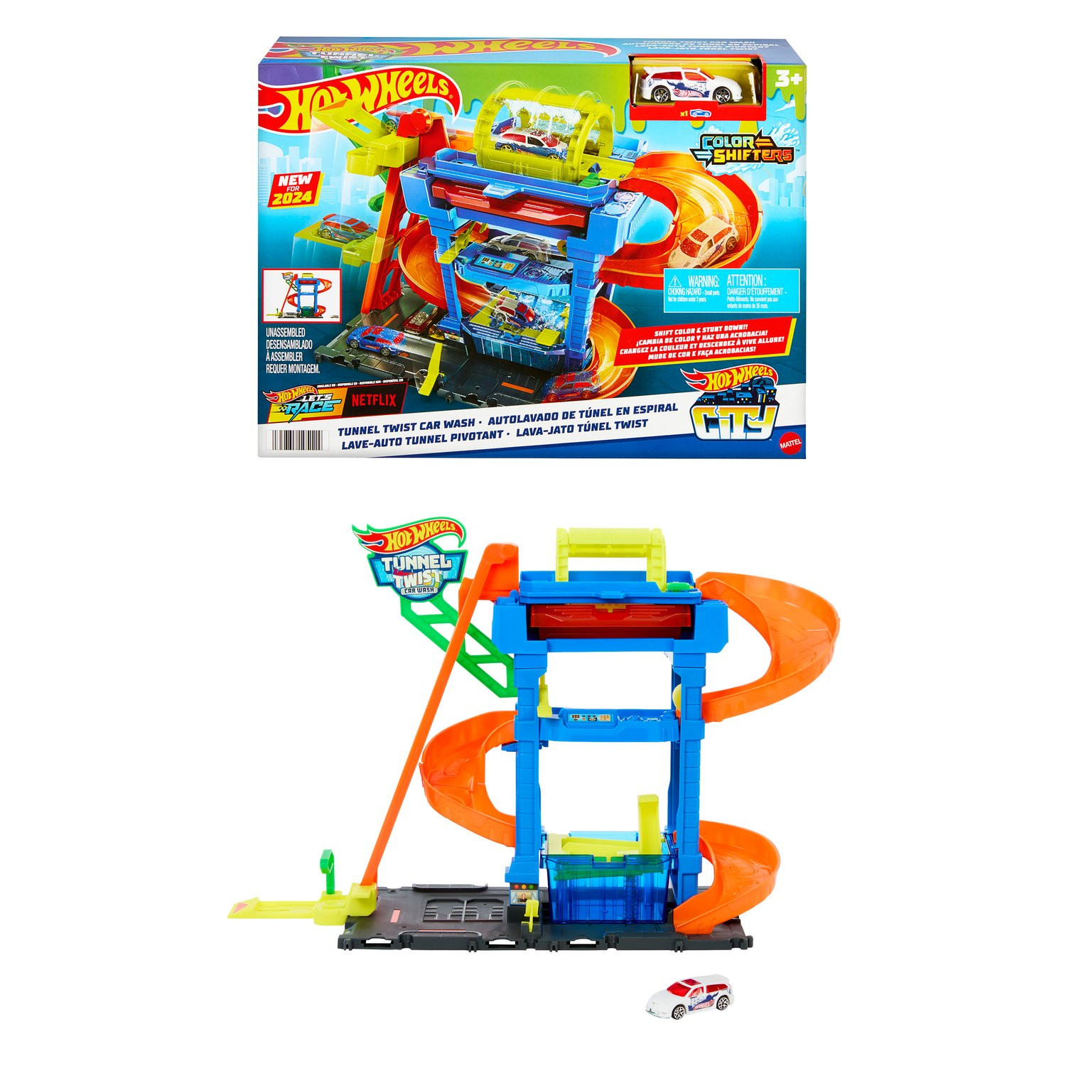 Set Da Gioco Autolavaggio Hot Wheels City Ecl